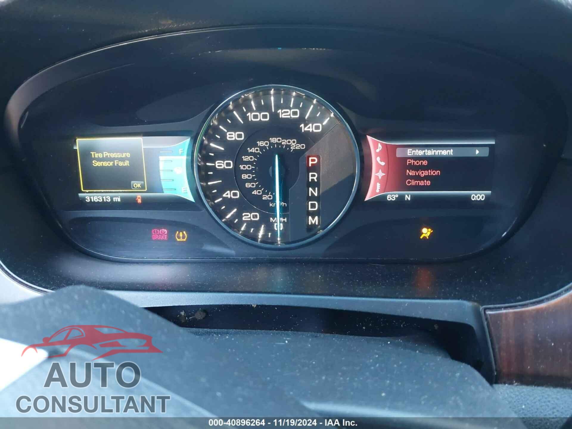 FORD EDGE 2012 - 2FMDK3KC0CBA52781