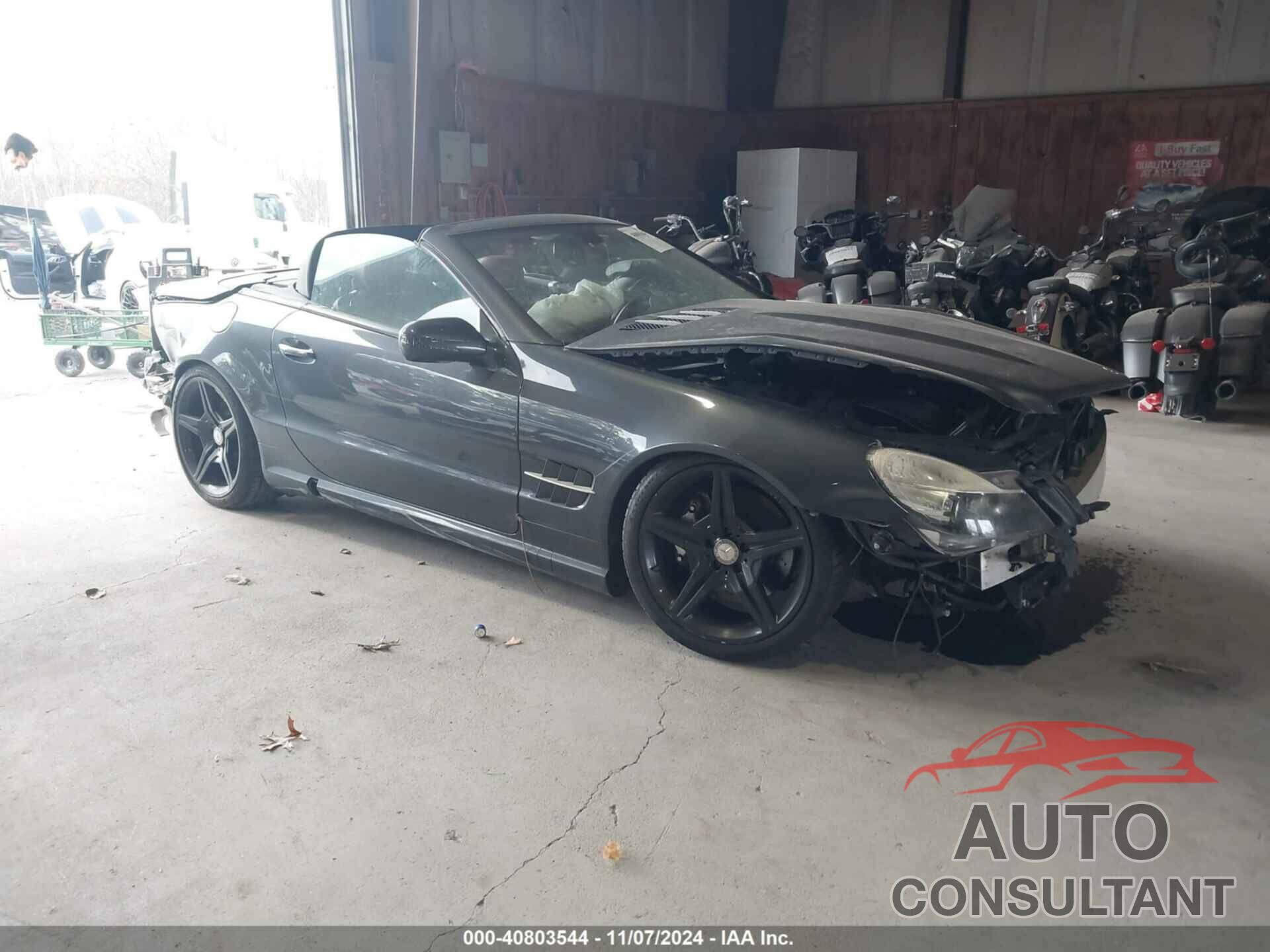 MERCEDES-BENZ SL 550 2011 - WDBSK7BAXBF163576