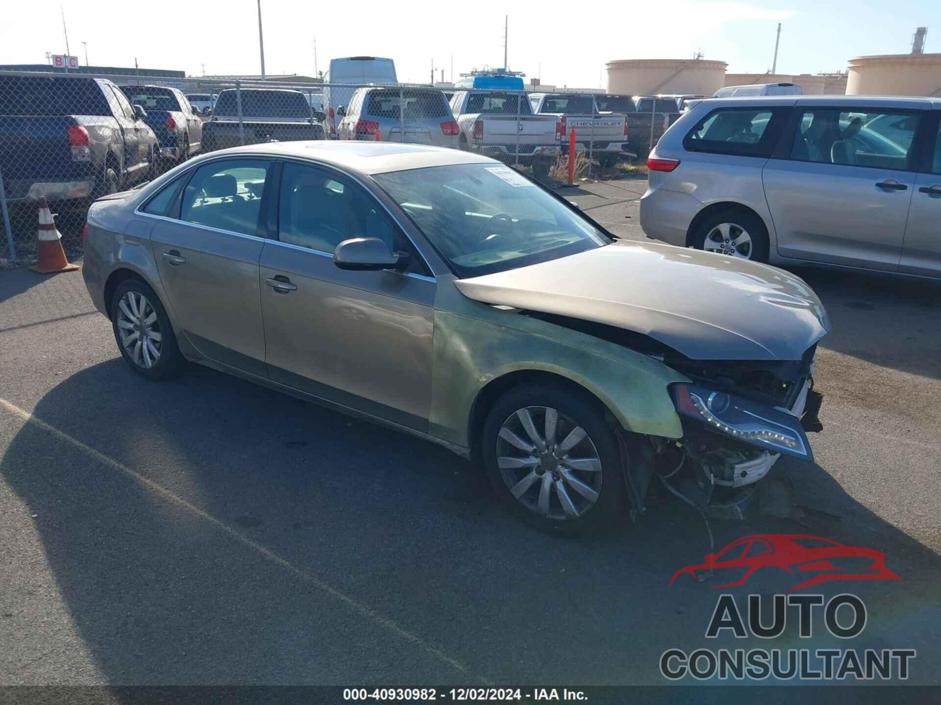 AUDI A4 2010 - WAUEFAFL5AN054097