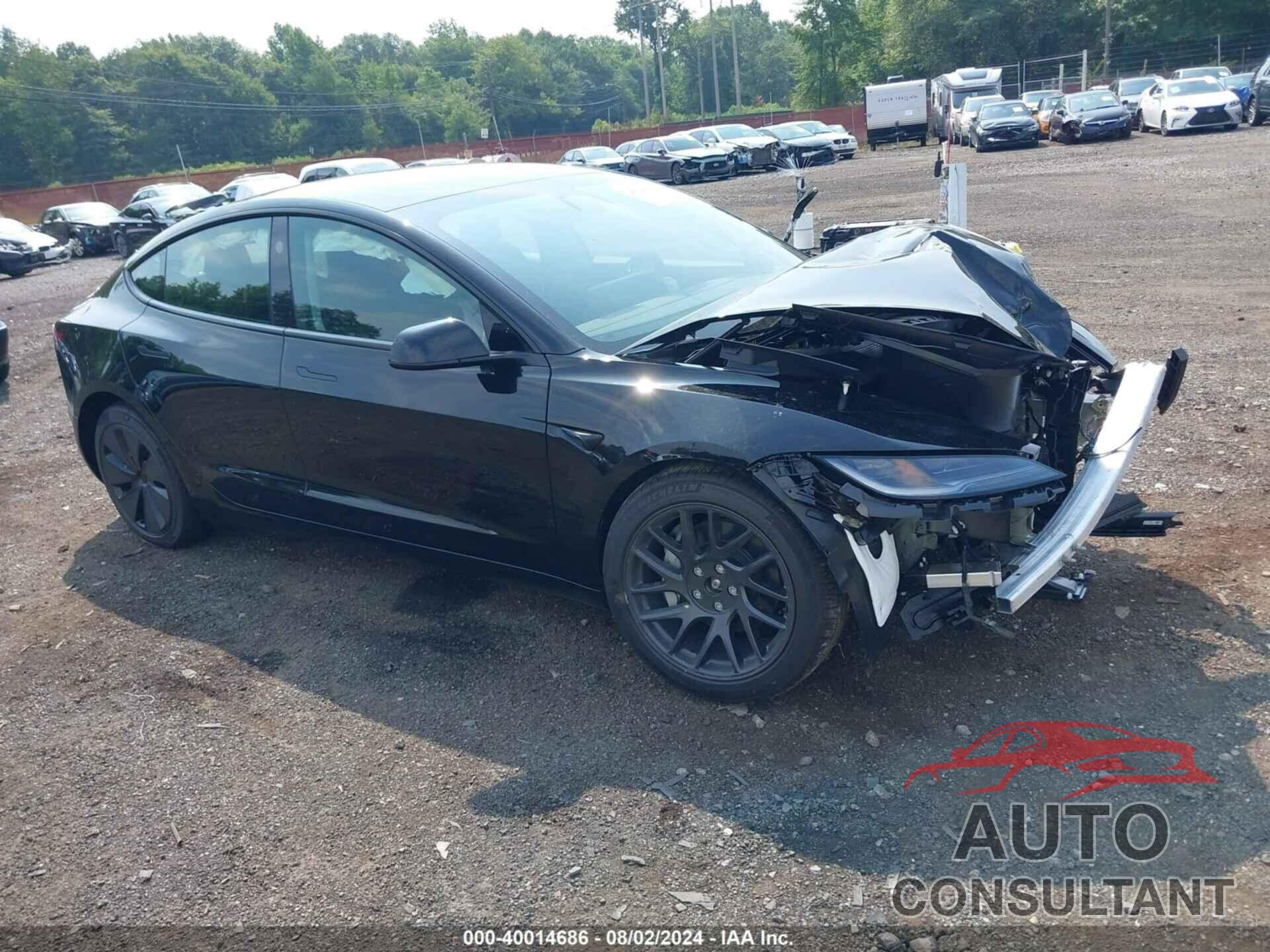 TESLA MODEL 3 2024 - 5YJ3E1EB9RF792307