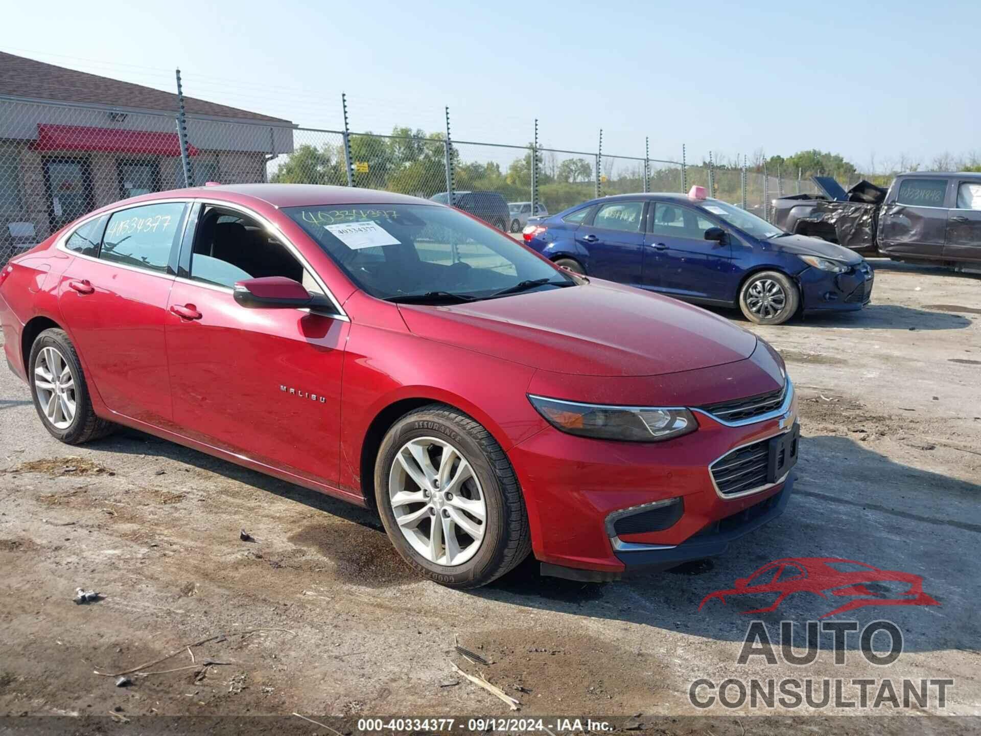 CHEVROLET MALIBU 2016 - 1G1ZE5ST1GF191537