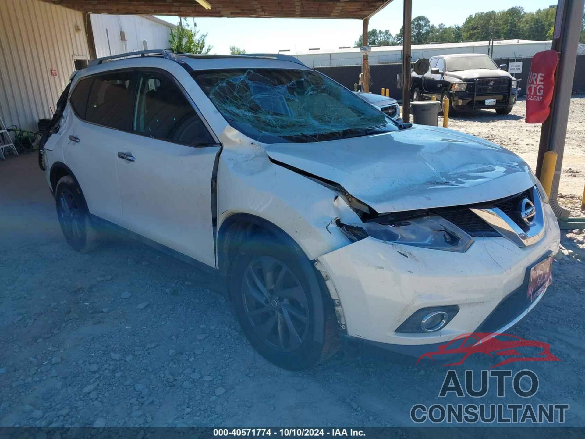 NISSAN ROGUE 2016 - 5N1AT2MT5GC831977