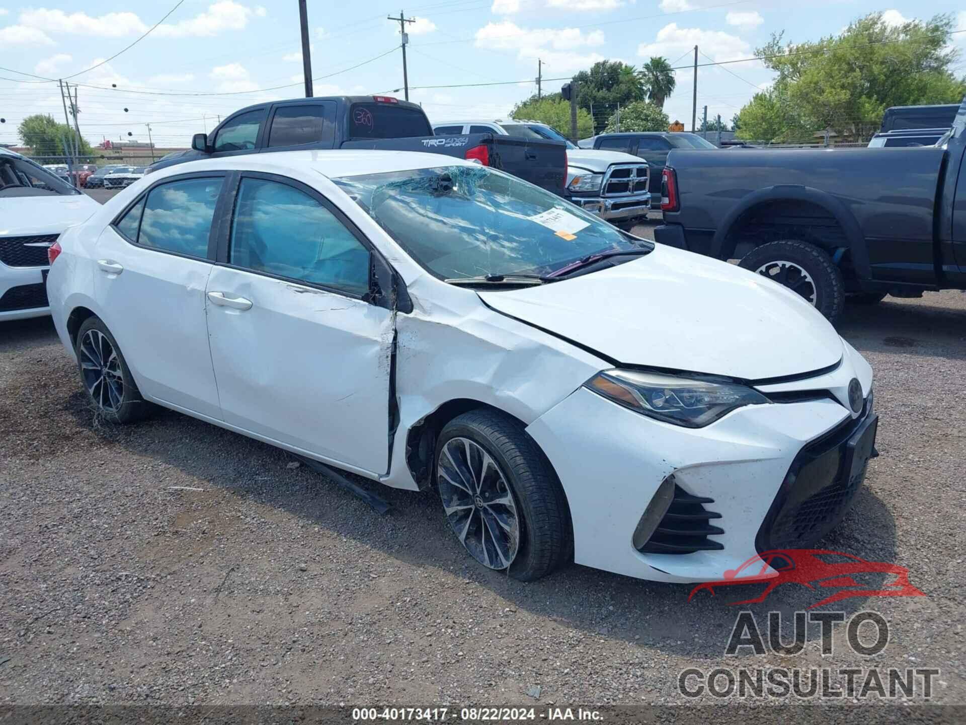 TOYOTA COROLLA 2019 - 5YFBURHE3KP904127