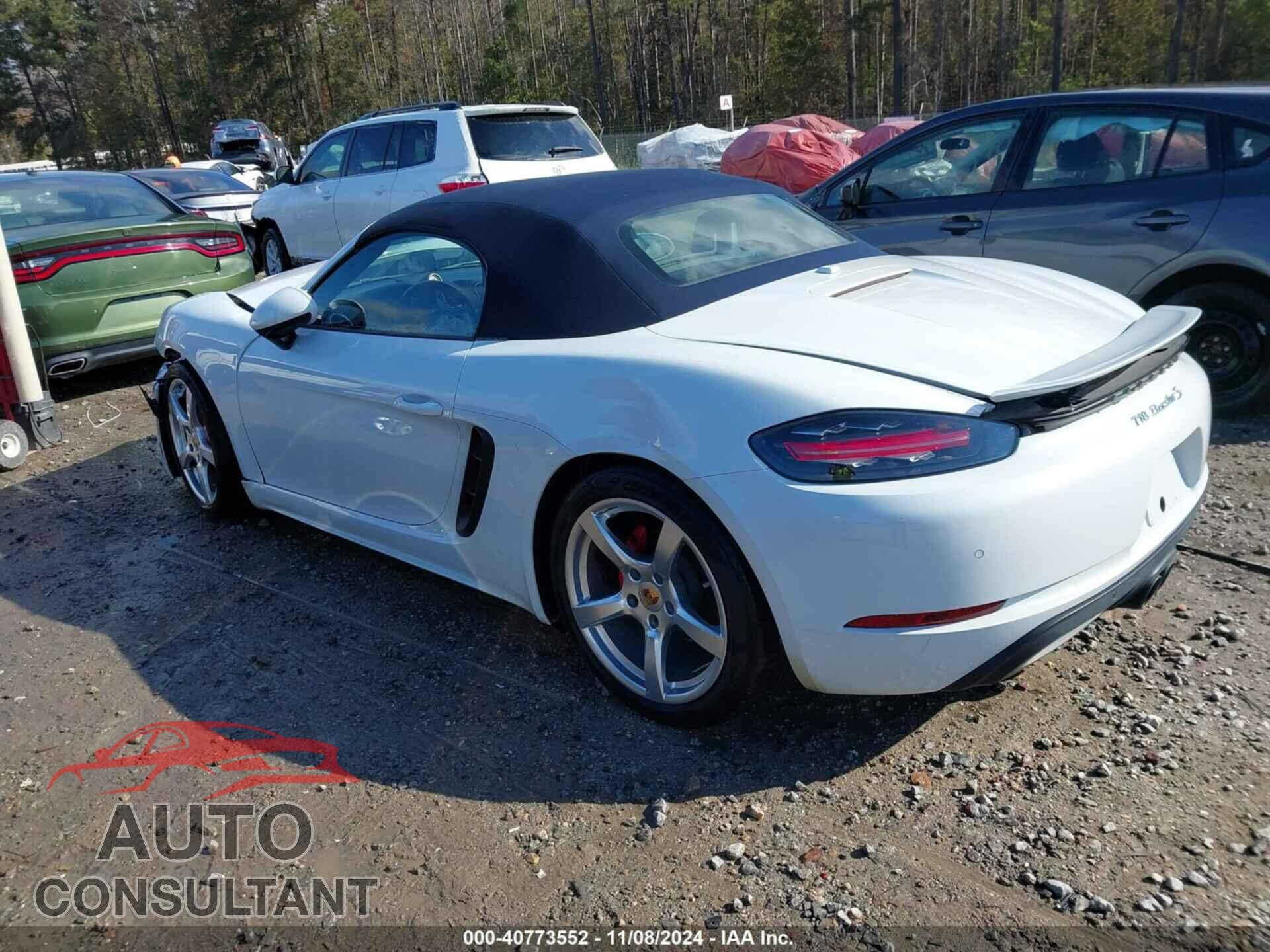 PORSCHE 718 BOXSTER 2017 - WP0CB2A87HS240623