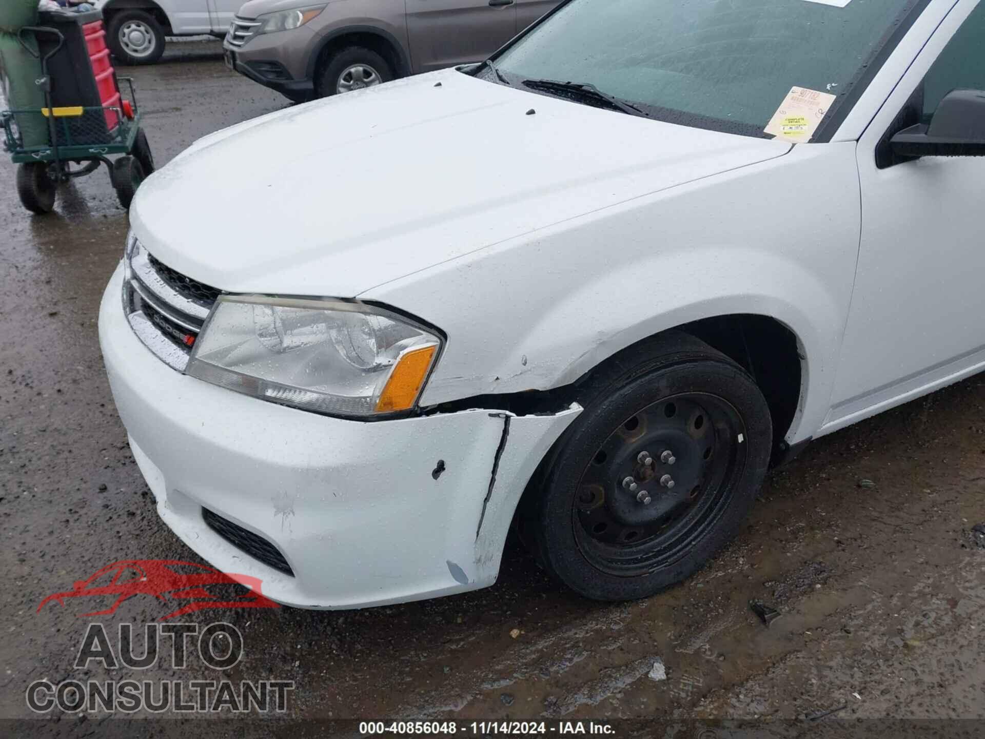 DODGE AVENGER 2013 - 1C3CDZAB1DN646005