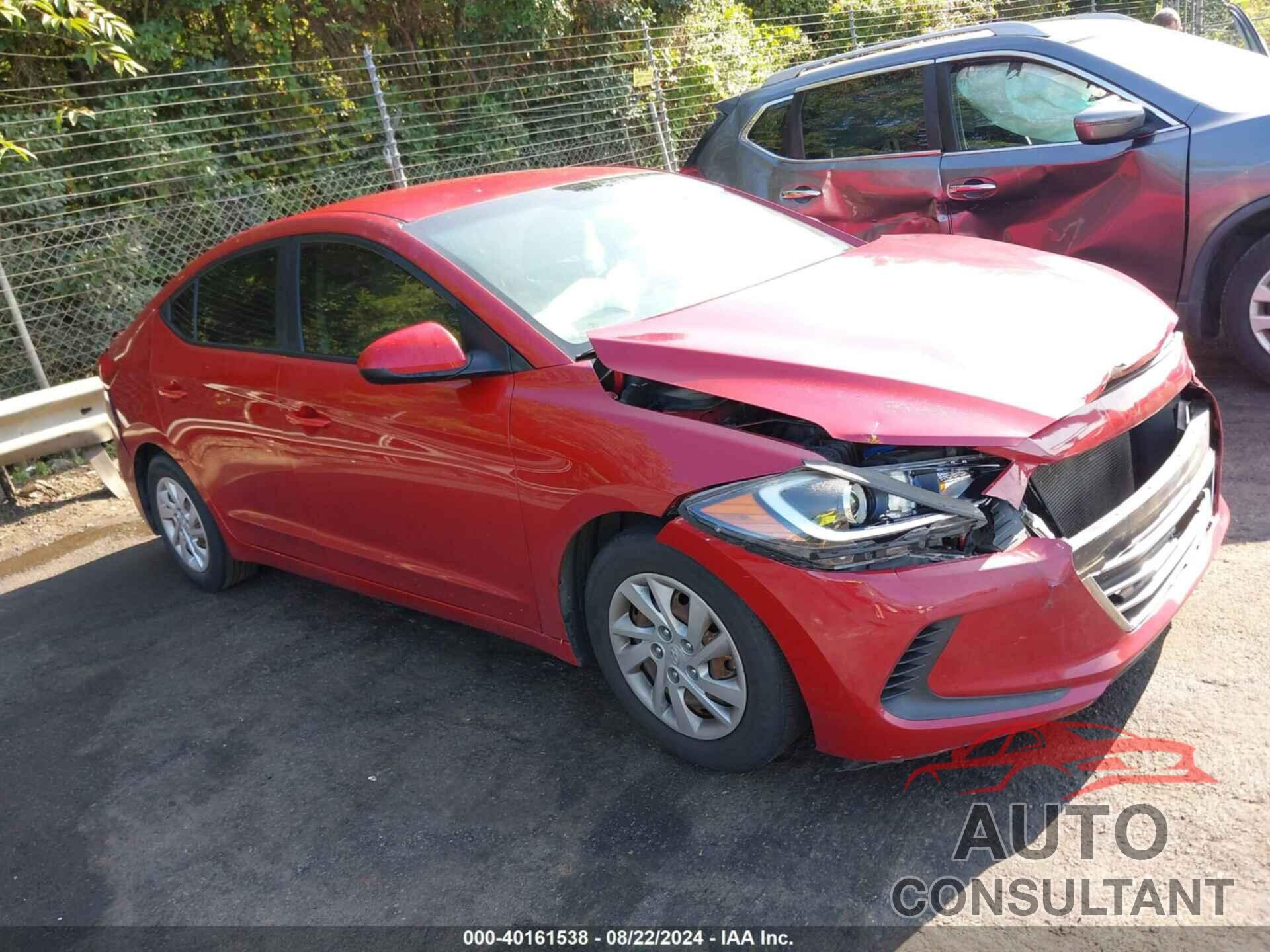 HYUNDAI ELANTRA 2018 - 5NPD74LF0JH264585