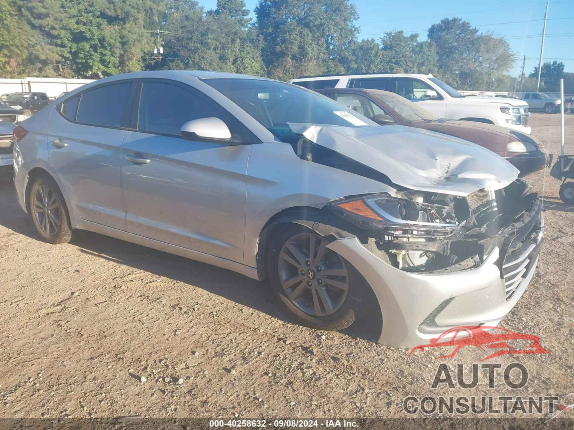 HYUNDAI ELANTRA 2018 - 5NPD84LF0JH340187
