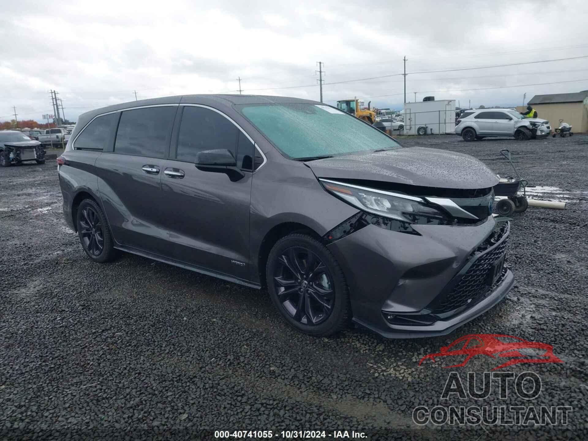 TOYOTA SIENNA 2021 - 5TDXRKEC9MS031950