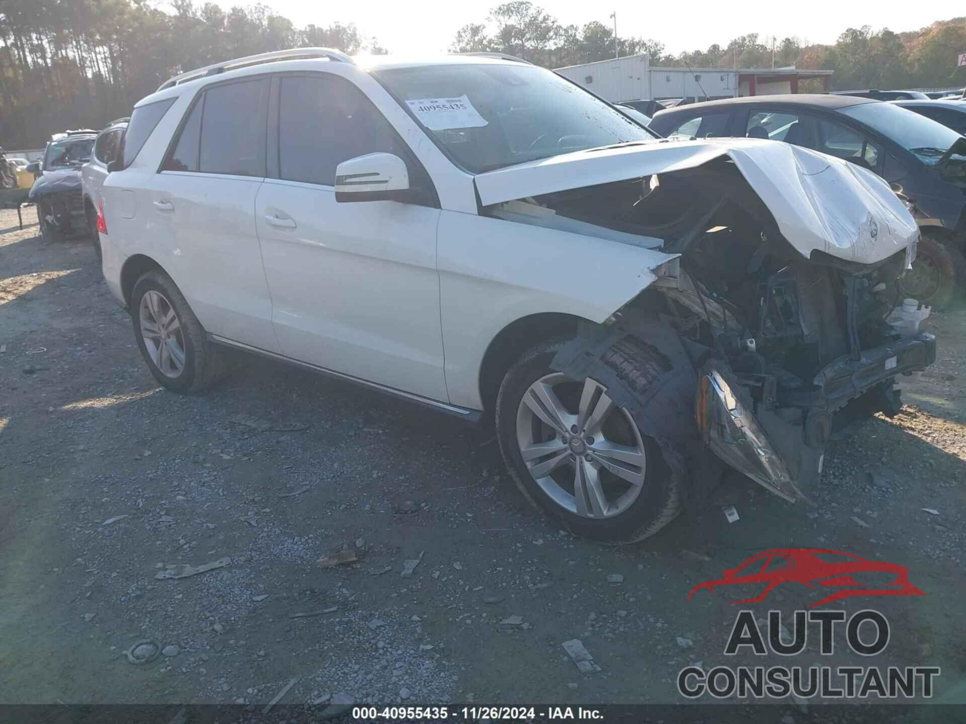 MERCEDES-BENZ ML 350 2015 - 4JGDA5HB5FA617183