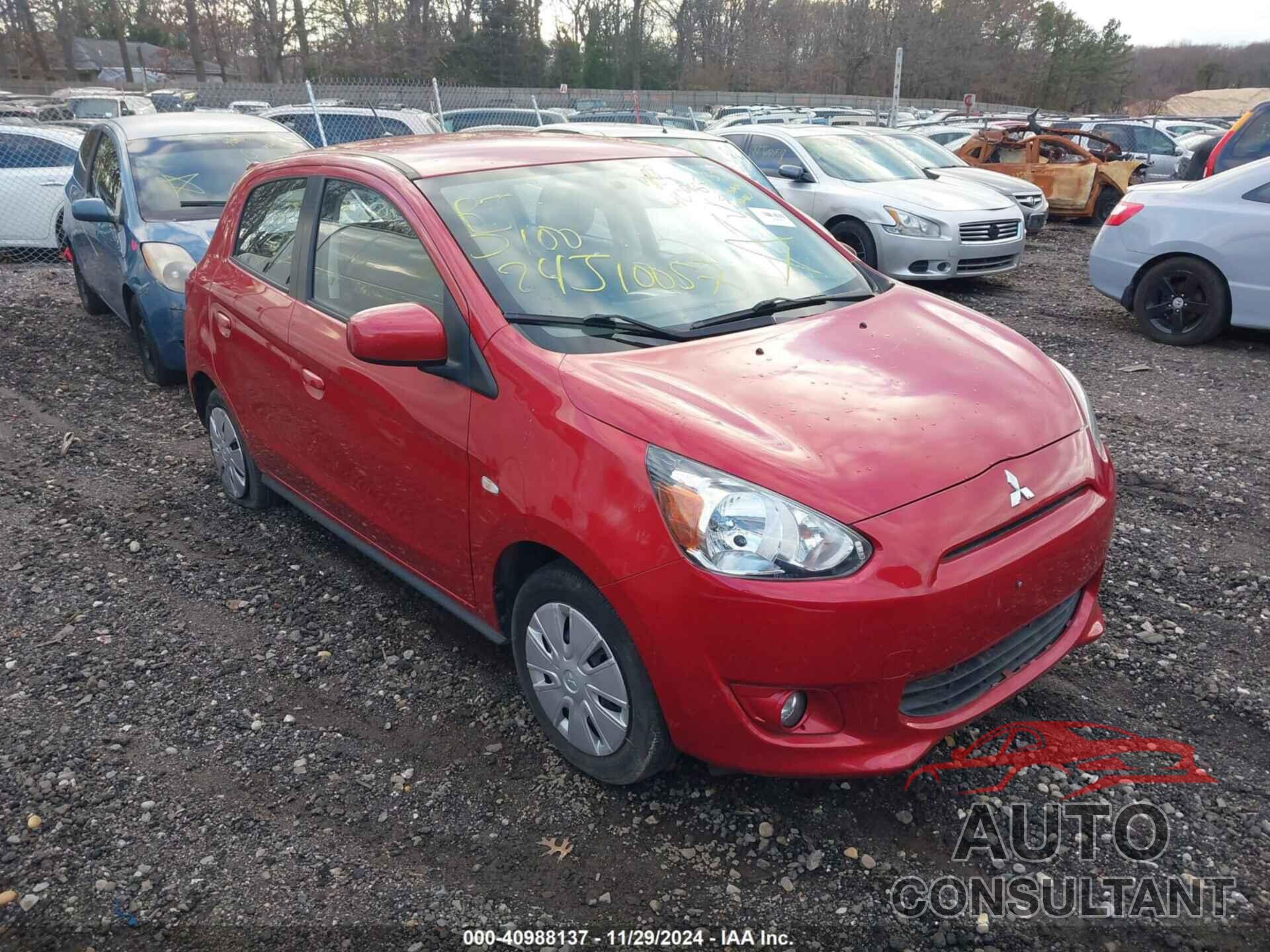 MITSUBISHI MIRAGE 2015 - ML32A3HJ3FH052305