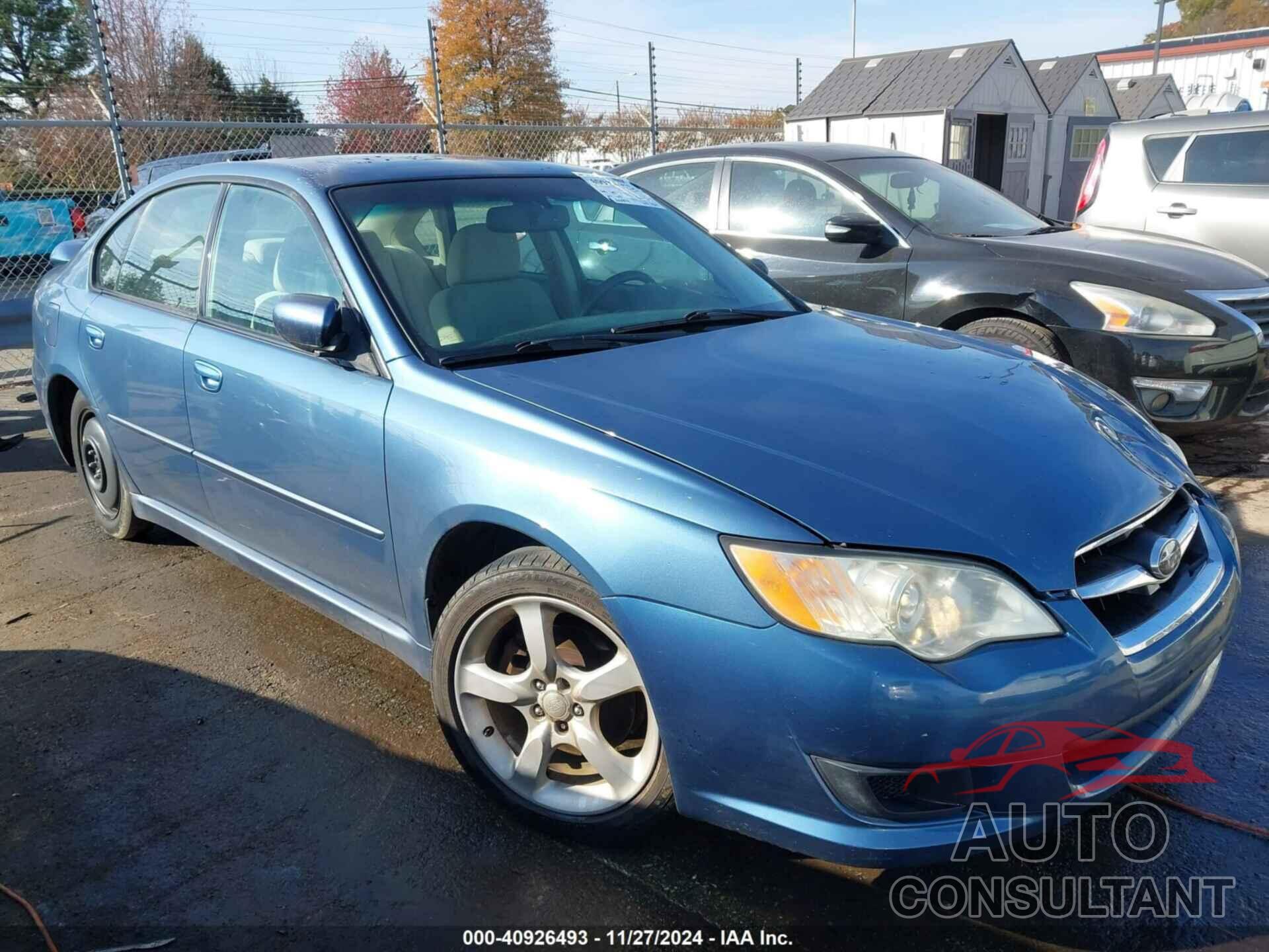 SUBARU LEGACY 2009 - 4S3BL616497220025