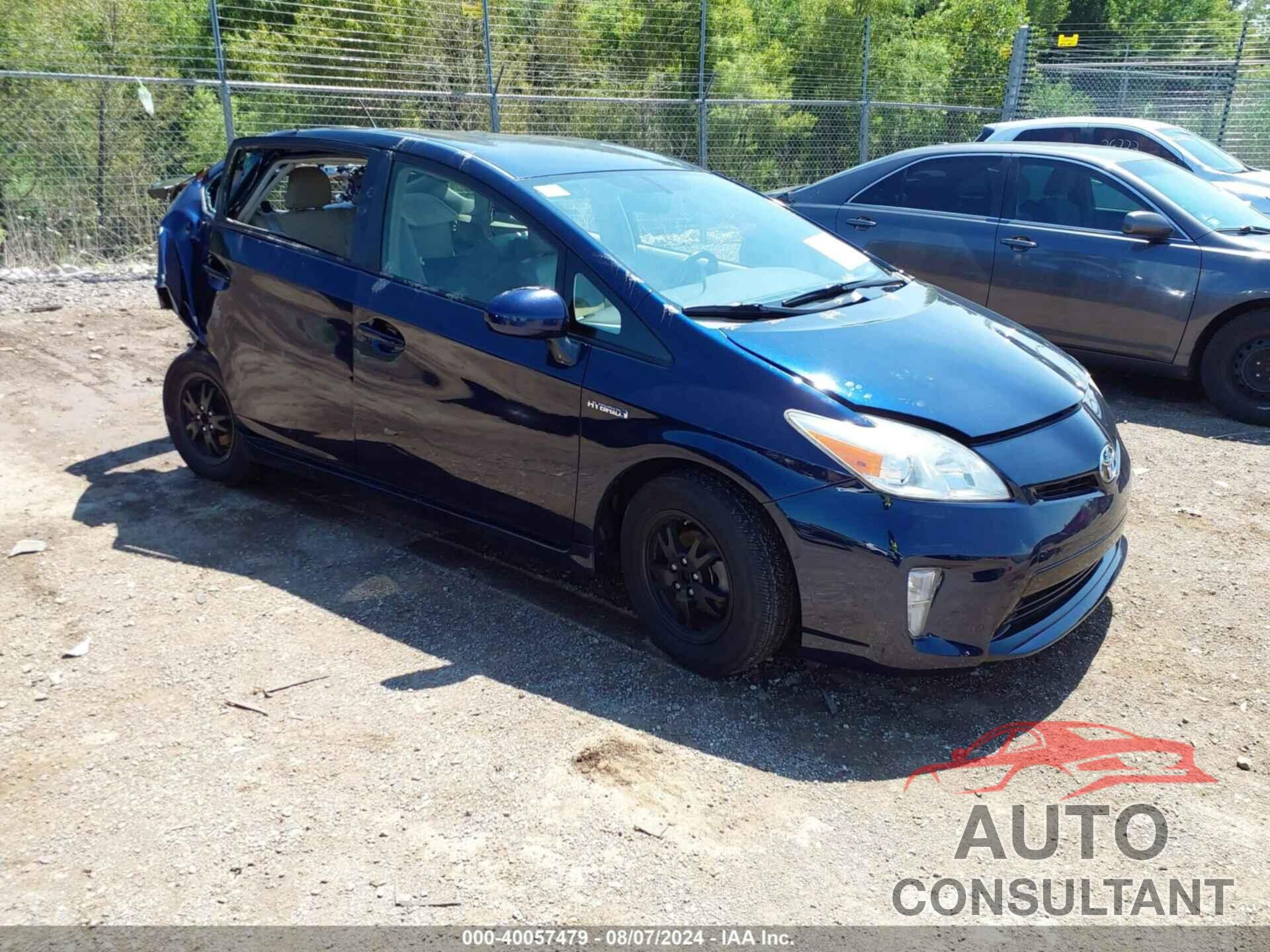 TOYOTA PRIUS 2013 - JTDKN3DU2D1729948
