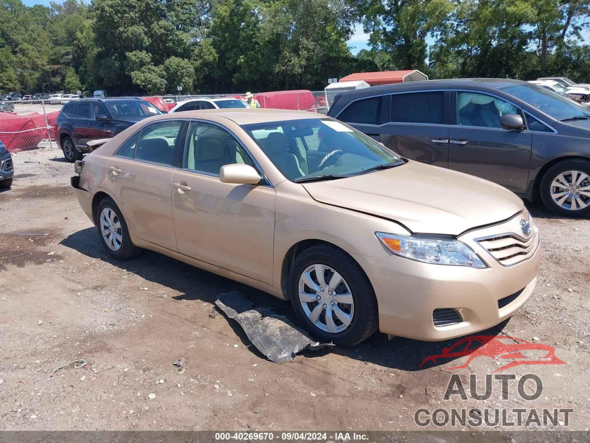 TOYOTA CAMRY 2010 - 4T1BF3EK6AU011481