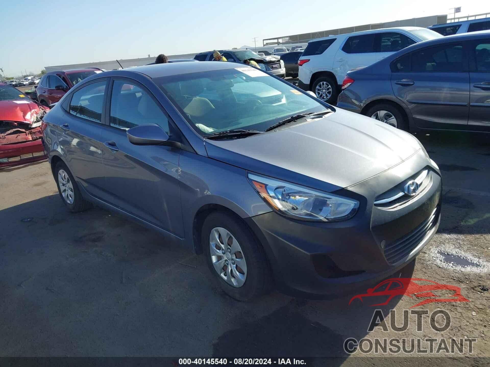 HYUNDAI ACCENT 2017 - KMHCT4AE3HU238625