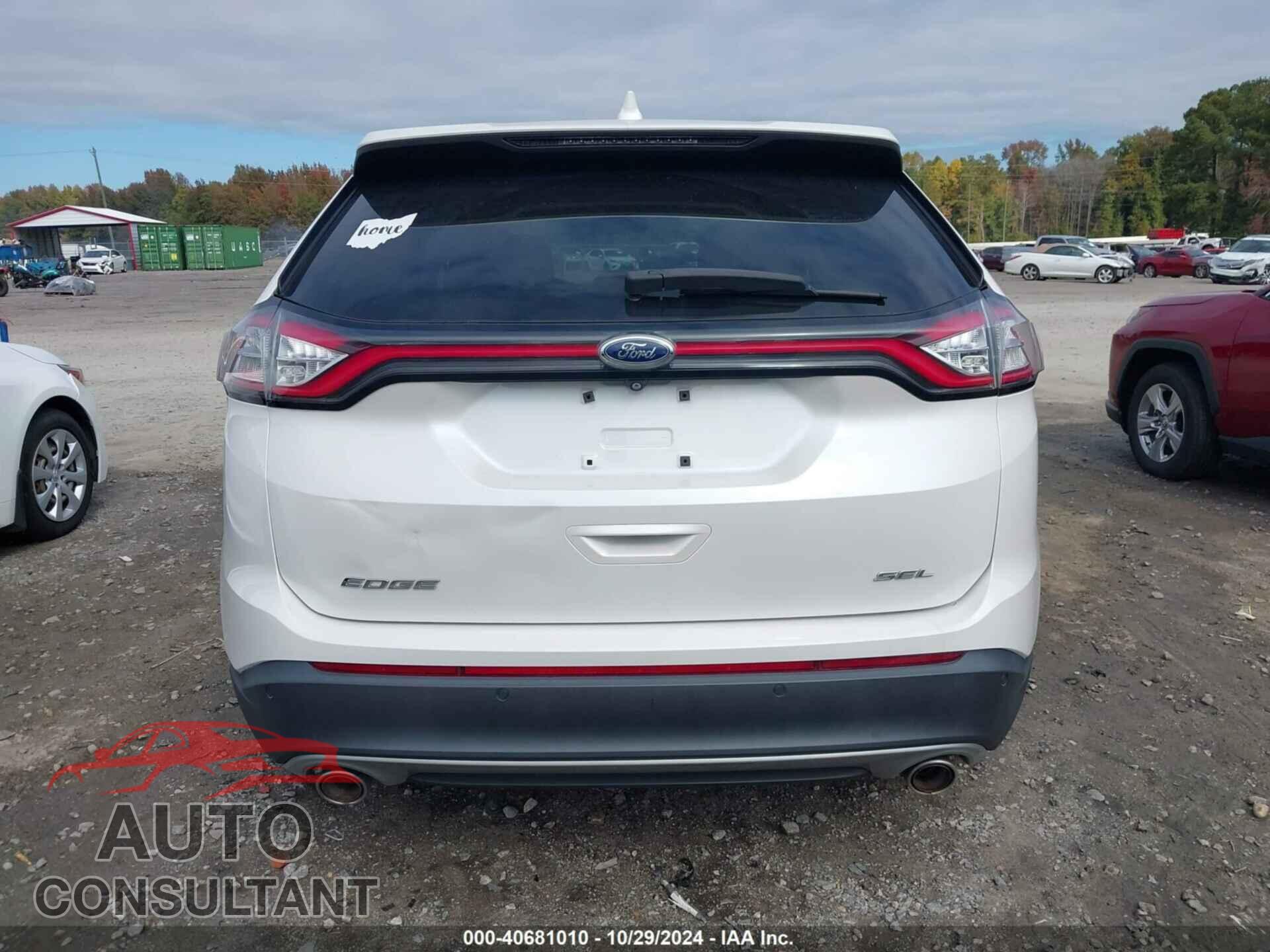 FORD EDGE 2015 - 2FMTK3J85FBB02202