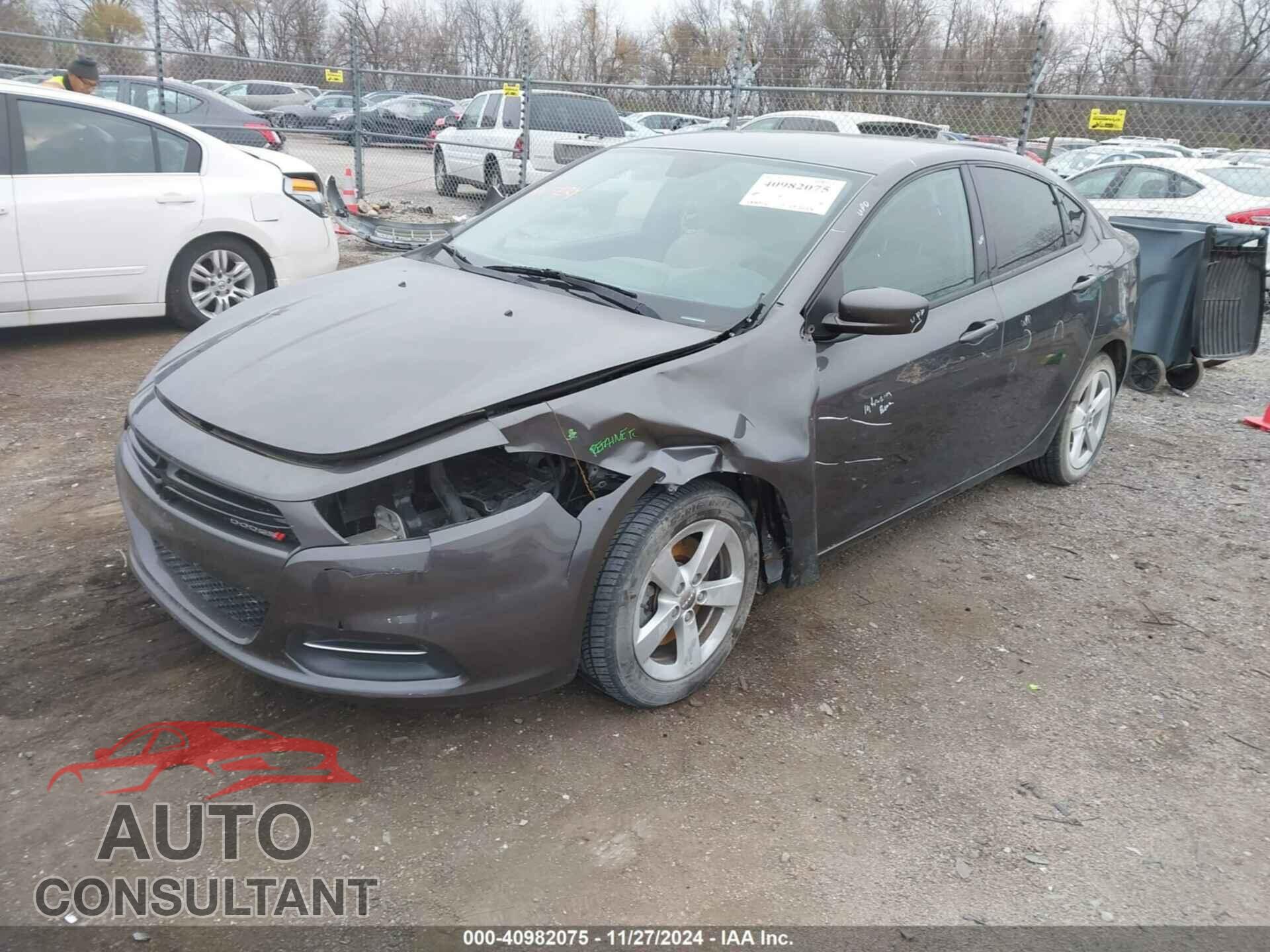 DODGE DART 2015 - 1C3CDFBB5FD159282