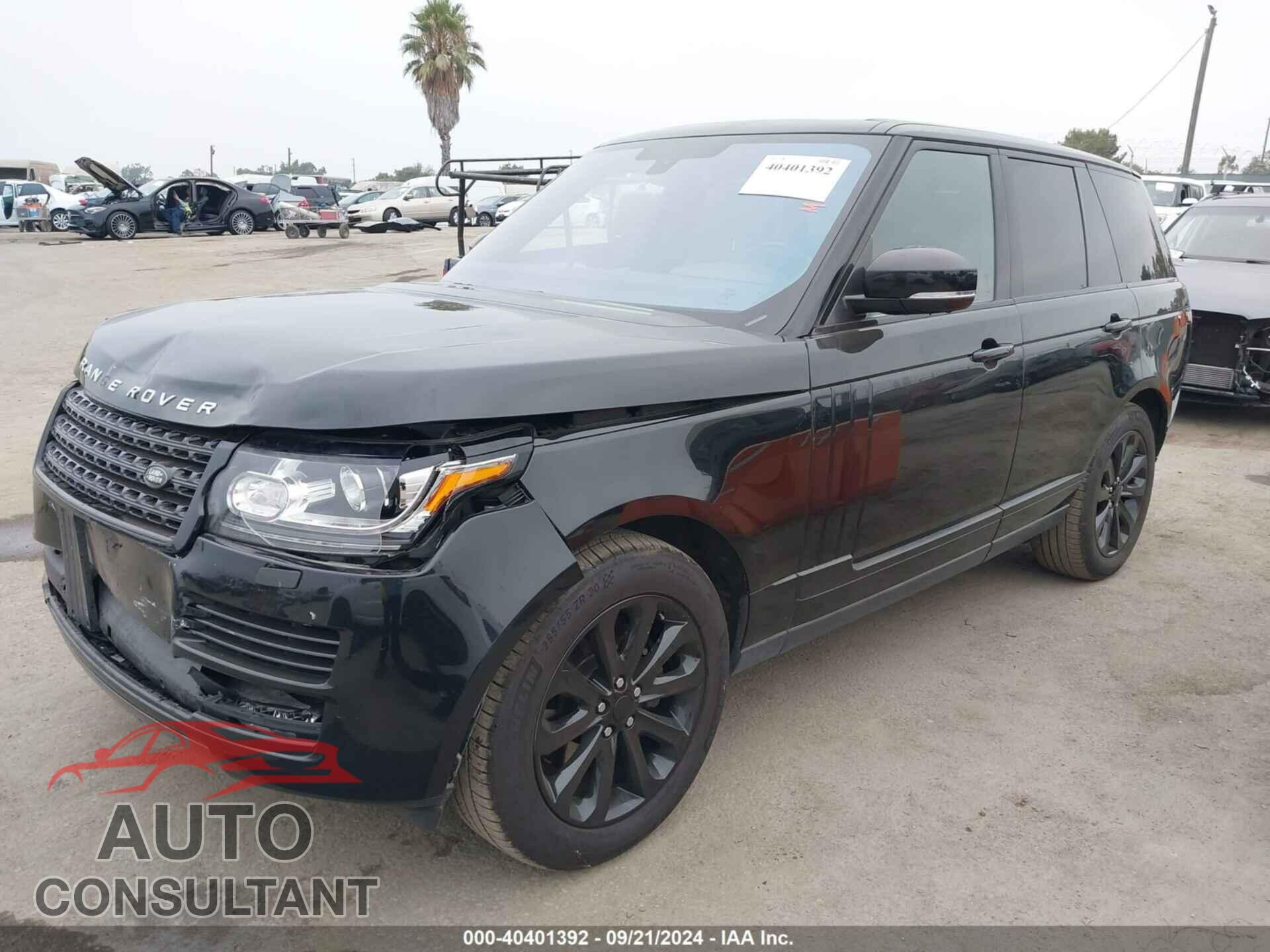 LAND ROVER RANGE ROVER 2016 - SALGS2KF4GA298202