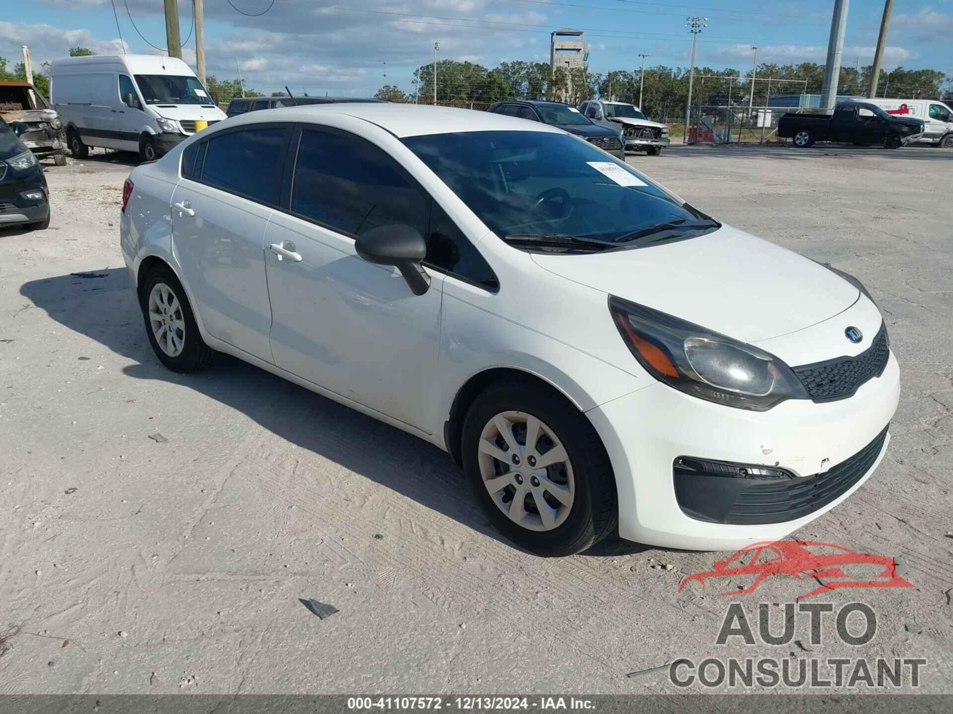KIA RIO 2016 - KNADM4A36G6650218