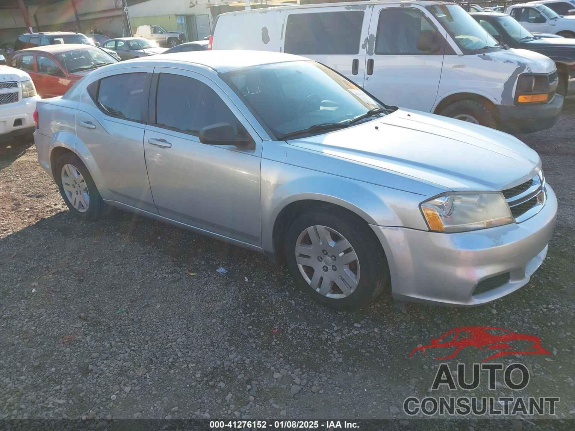 DODGE AVENGER 2012 - 1C3CDZAB1CN132802