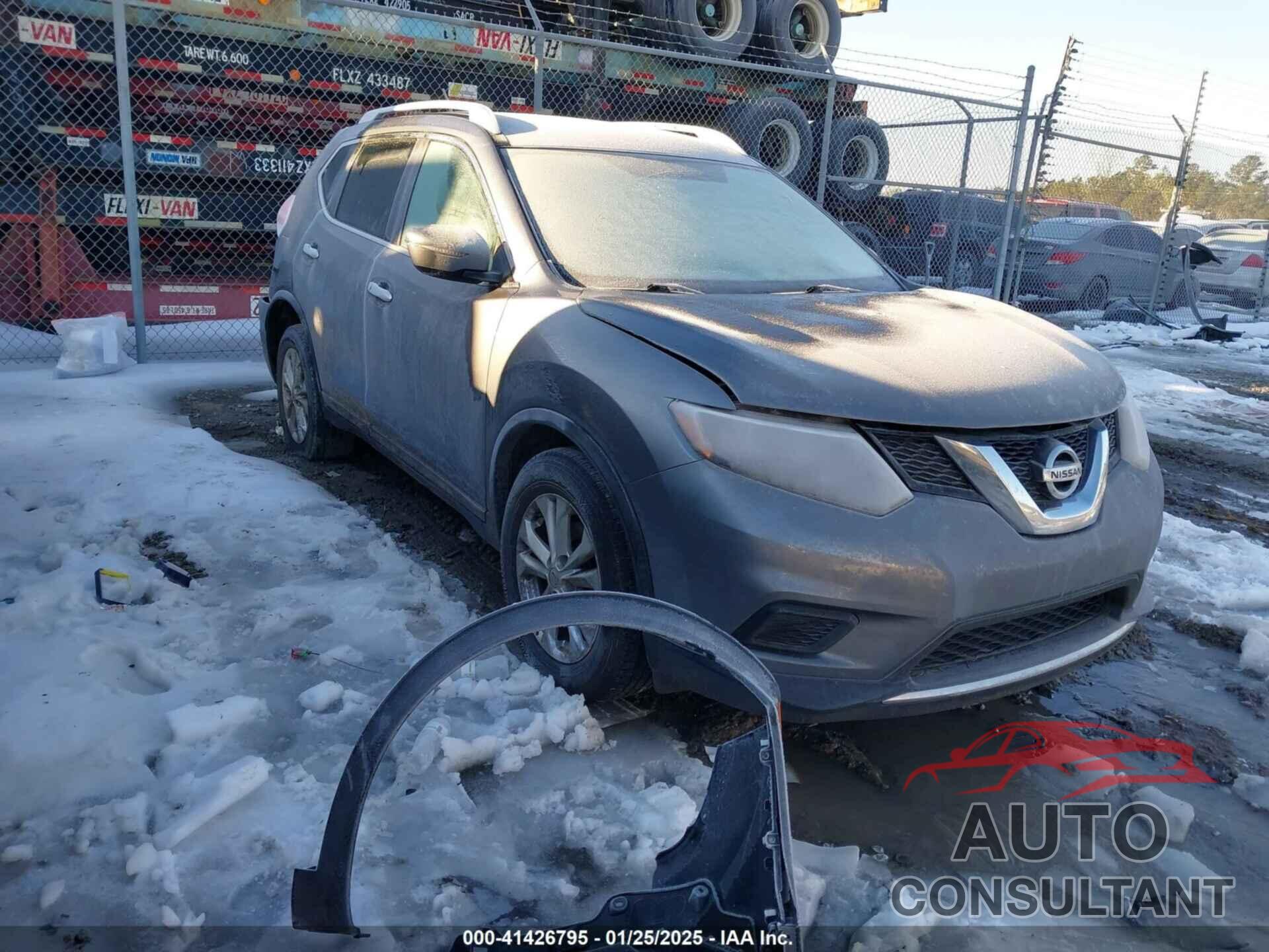NISSAN ROGUE 2016 - KNMAT2MT4GP658823
