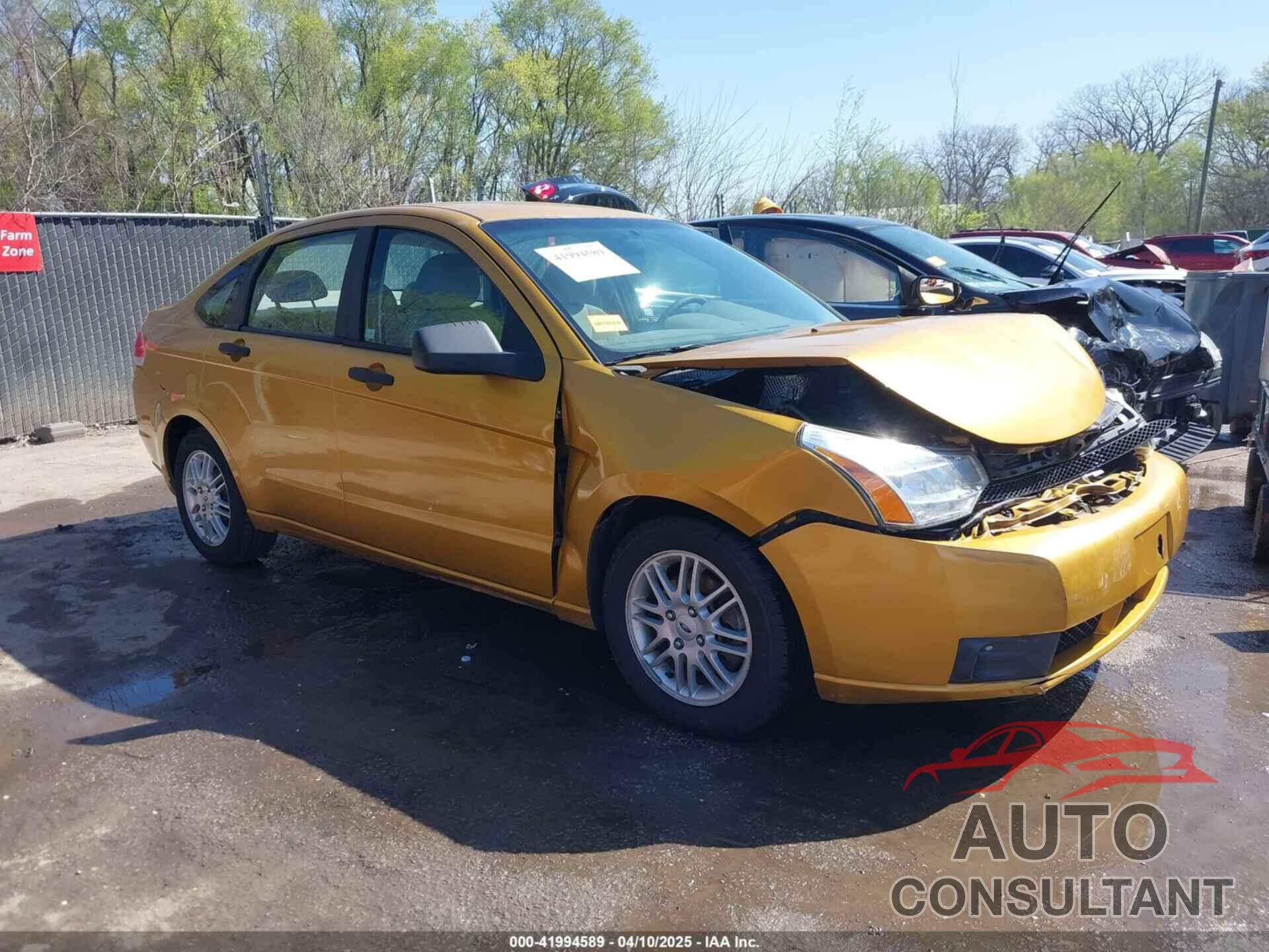 FORD FOCUS 2009 - 1FAHP35N39W205526