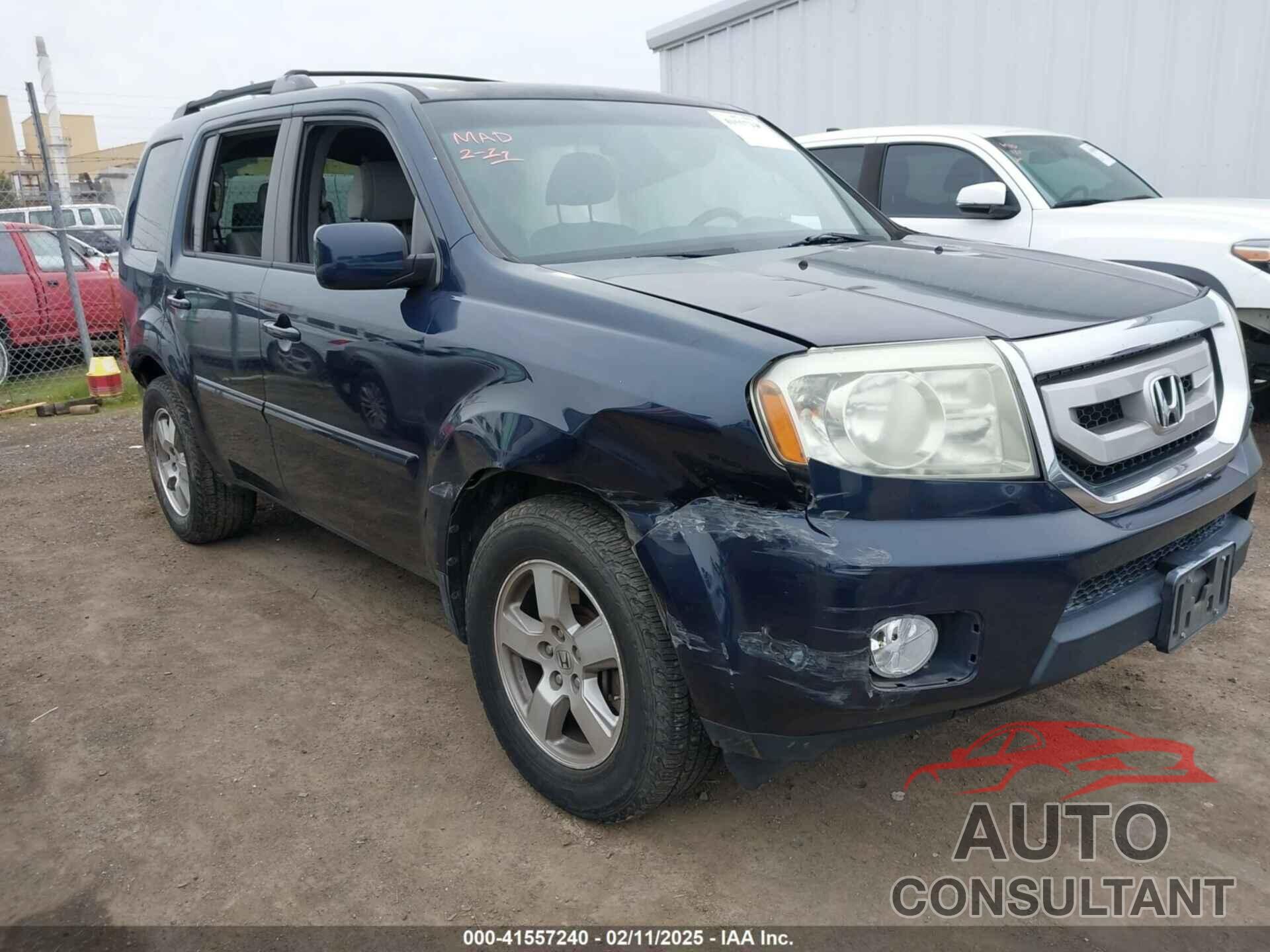 HONDA PILOT 2011 - 5FNYF3H49BB025350