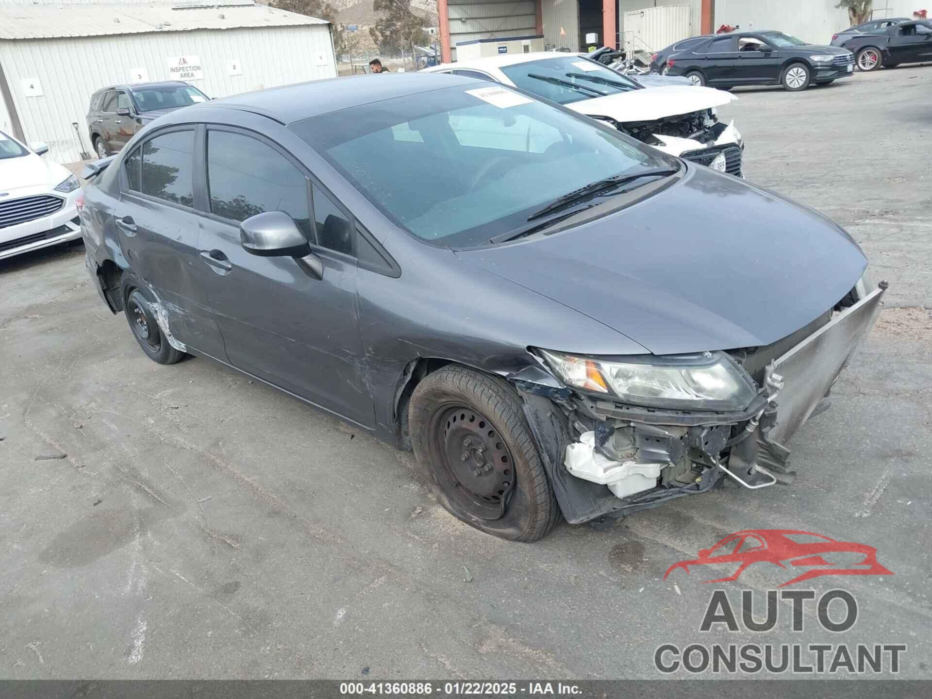 HONDA CIVIC 2013 - 19XFB2F54DE245318