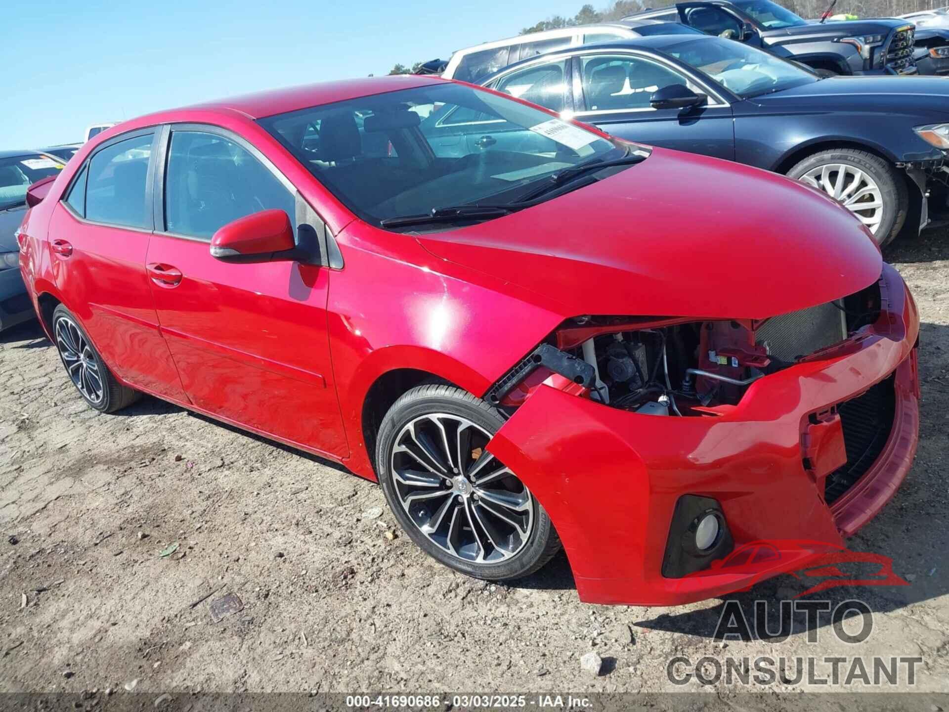 TOYOTA COROLLA 2016 - 2T1BURHE7GC603769