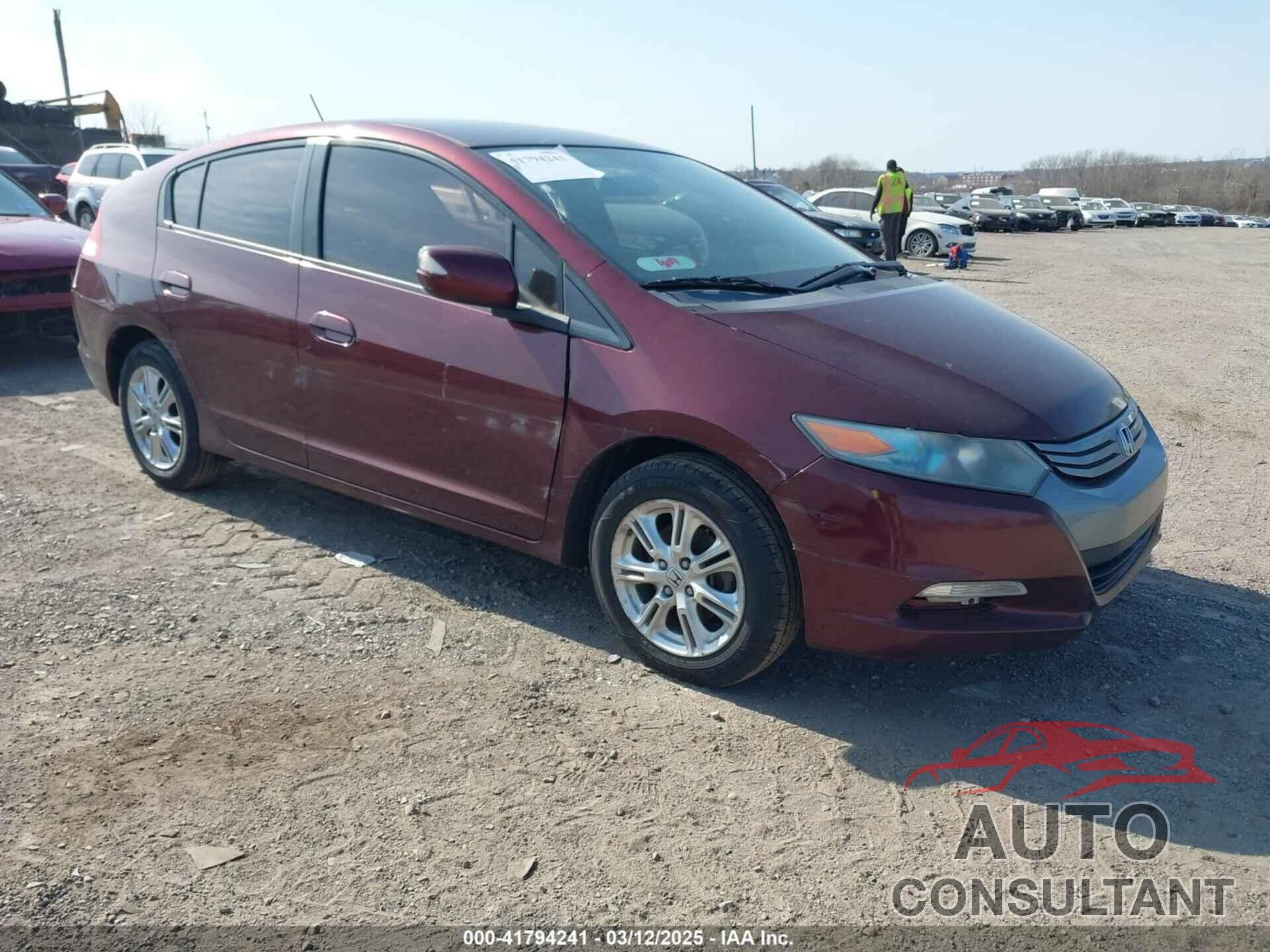 HONDA INSIGHT 2011 - JHMZE2H7XBS004813