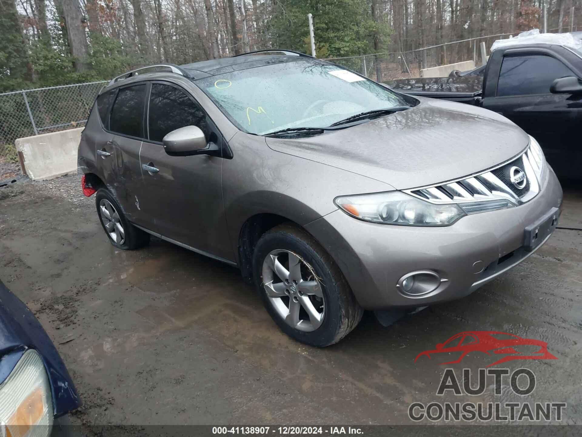 NISSAN MURANO 2010 - JN8AZ1MWXAW136752