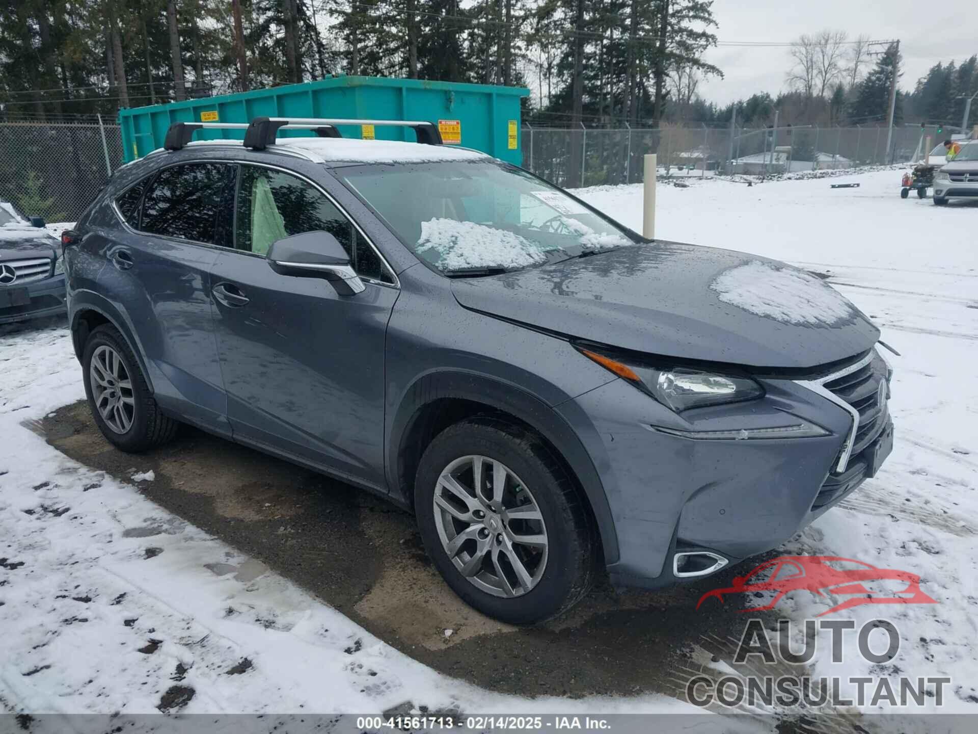 LEXUS NX 200T 2016 - JTJBARBZ0G2061091