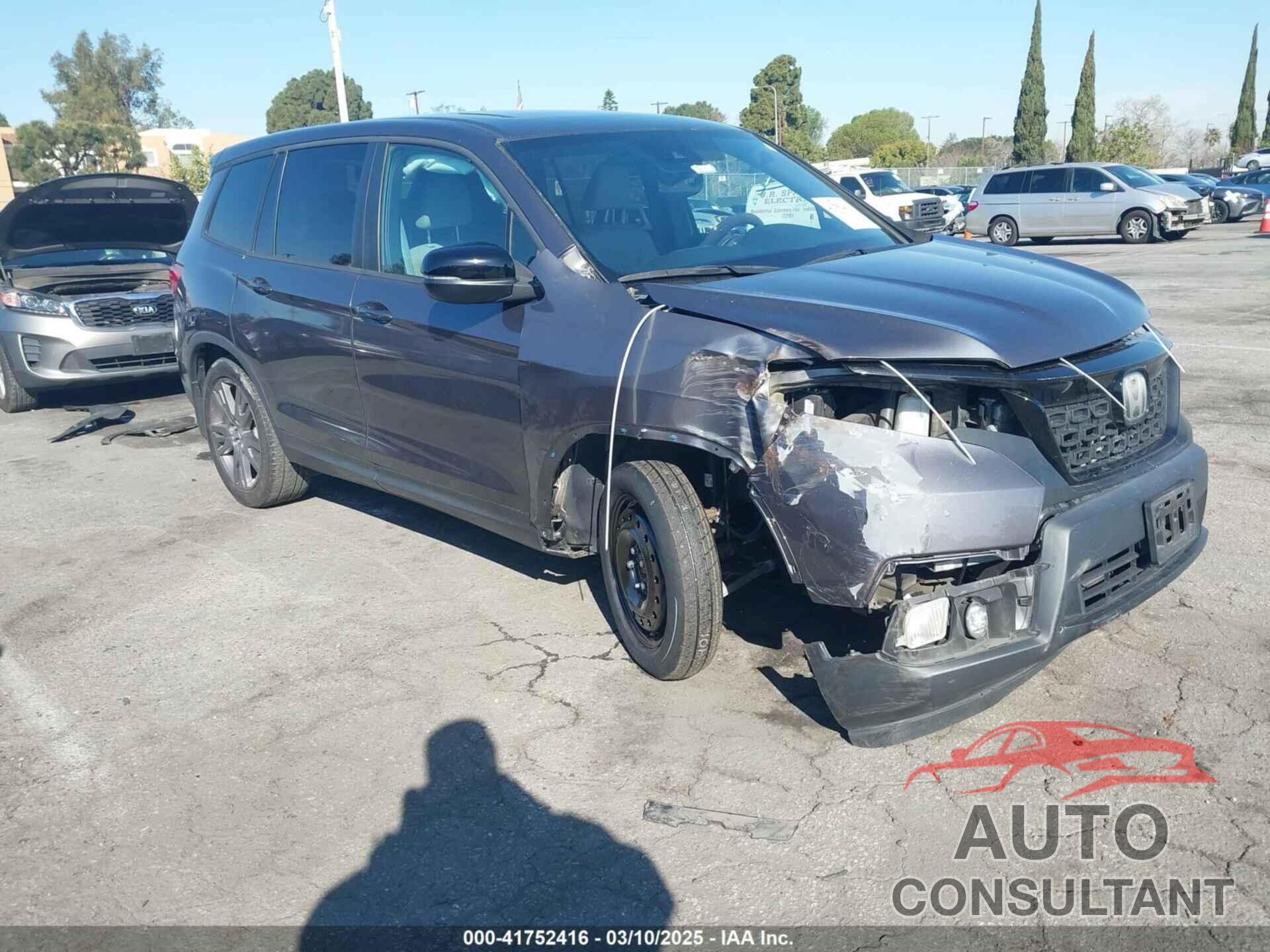 HONDA PASSPORT 2019 - 5FNYF7H58KB006501