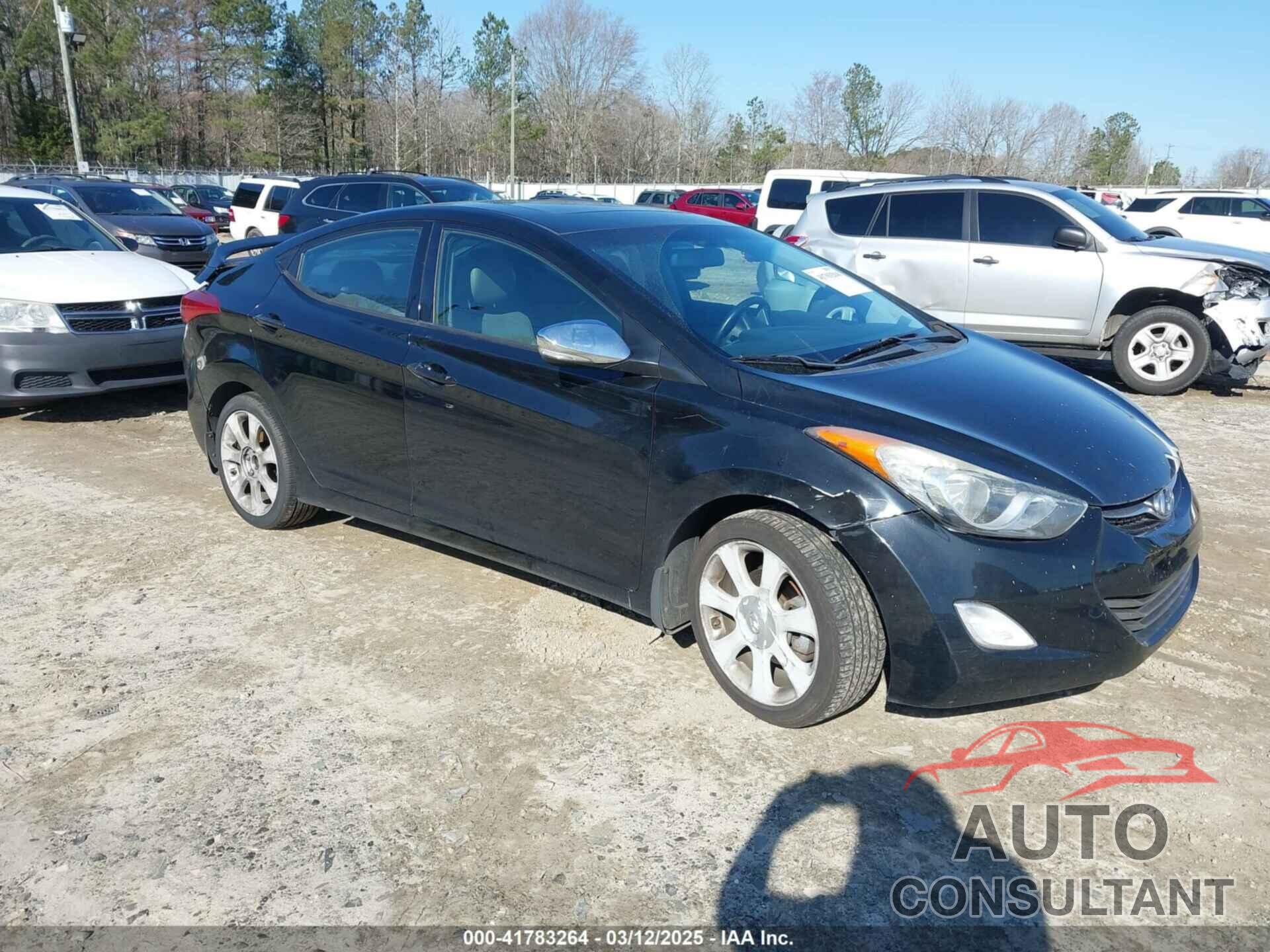 HYUNDAI ELANTRA 2013 - KMHDH4AE7DU668254