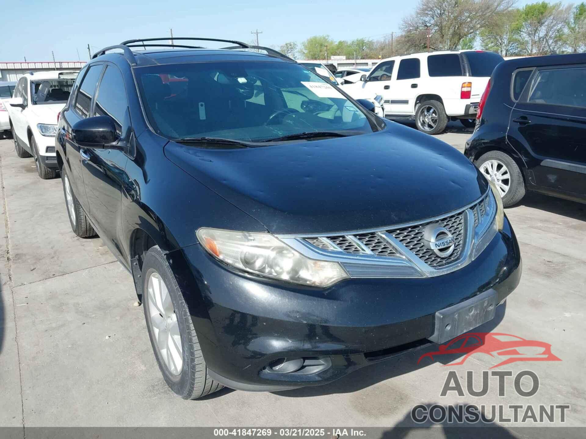 NISSAN MURANO 2012 - JN8AZ1MW5CW205074