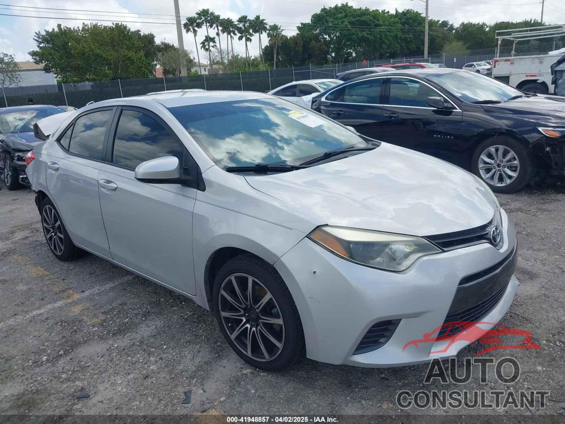 TOYOTA COROLLA 2016 - 2T1BURHE7GC622273