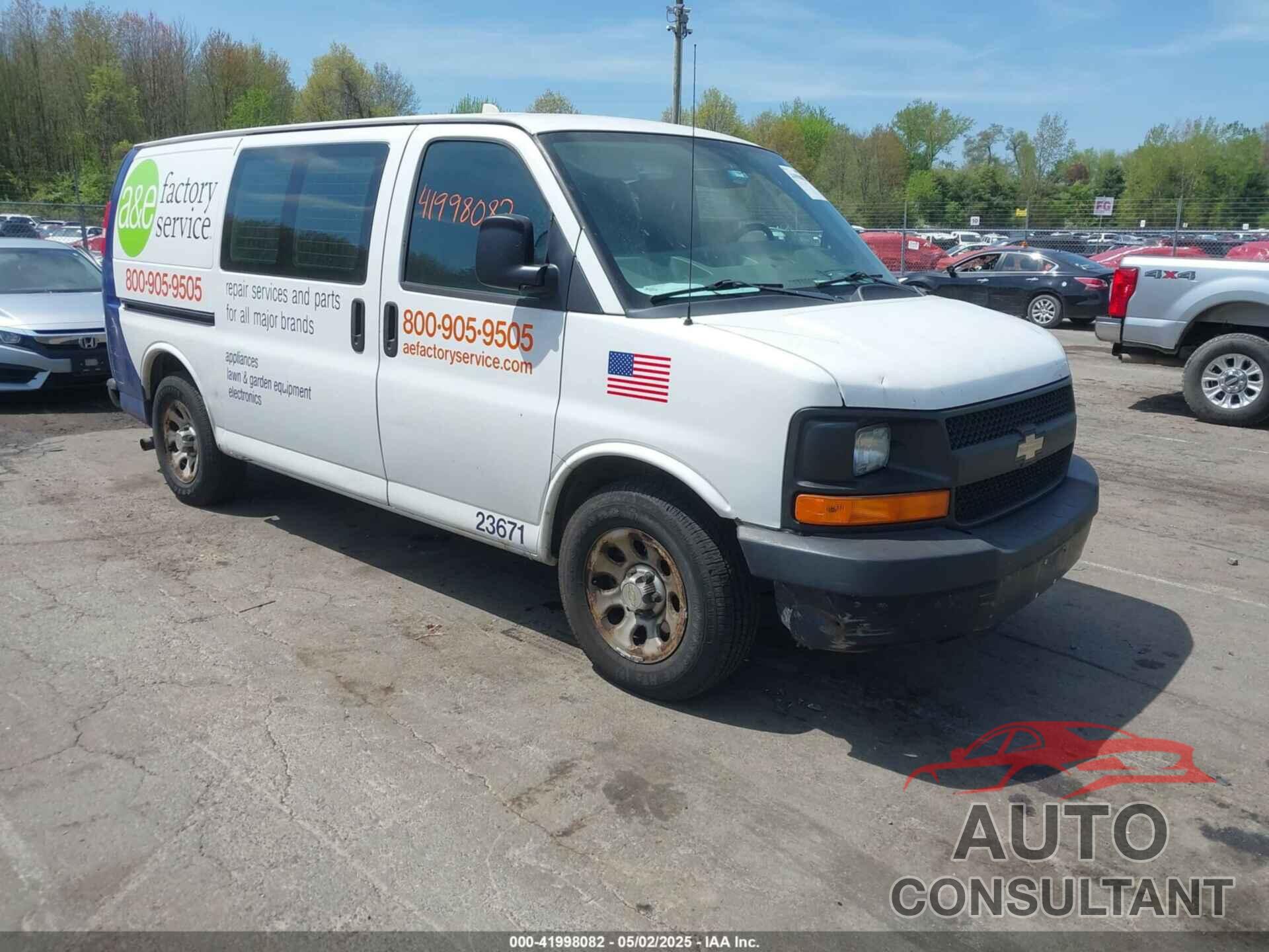 CHEVROLET EXPRESS 1500 2012 - 1GCSGAFX1C1179128