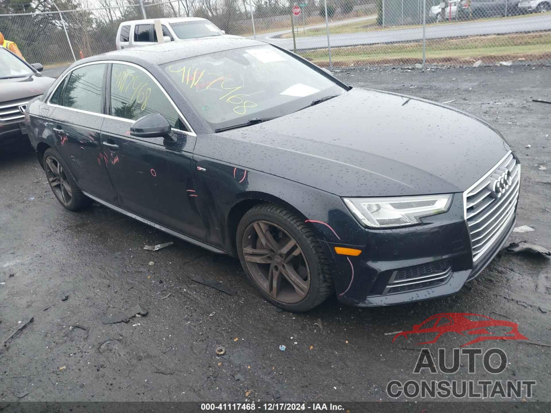 AUDI A4 2018 - WAUENAF46JA033276