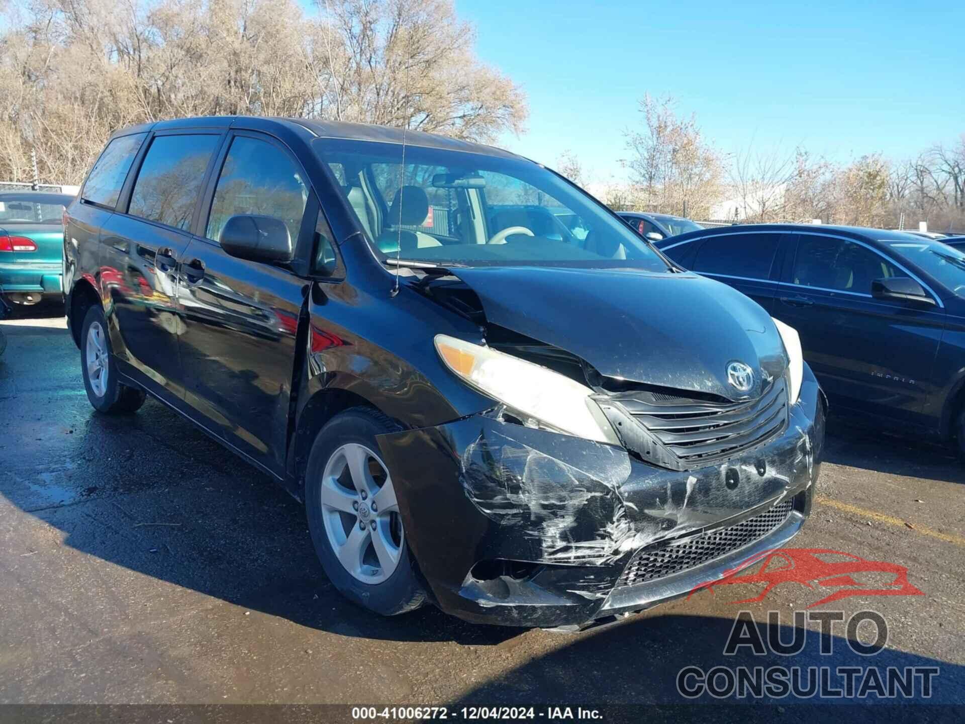 TOYOTA SIENNA 2011 - 5TDZK3DCXBS132416