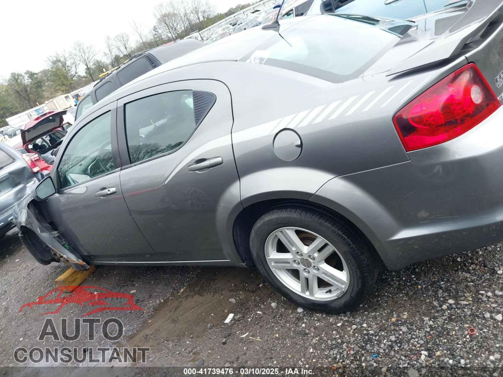 DODGE AVENGER 2013 - 1C3CDZCB5DN621881
