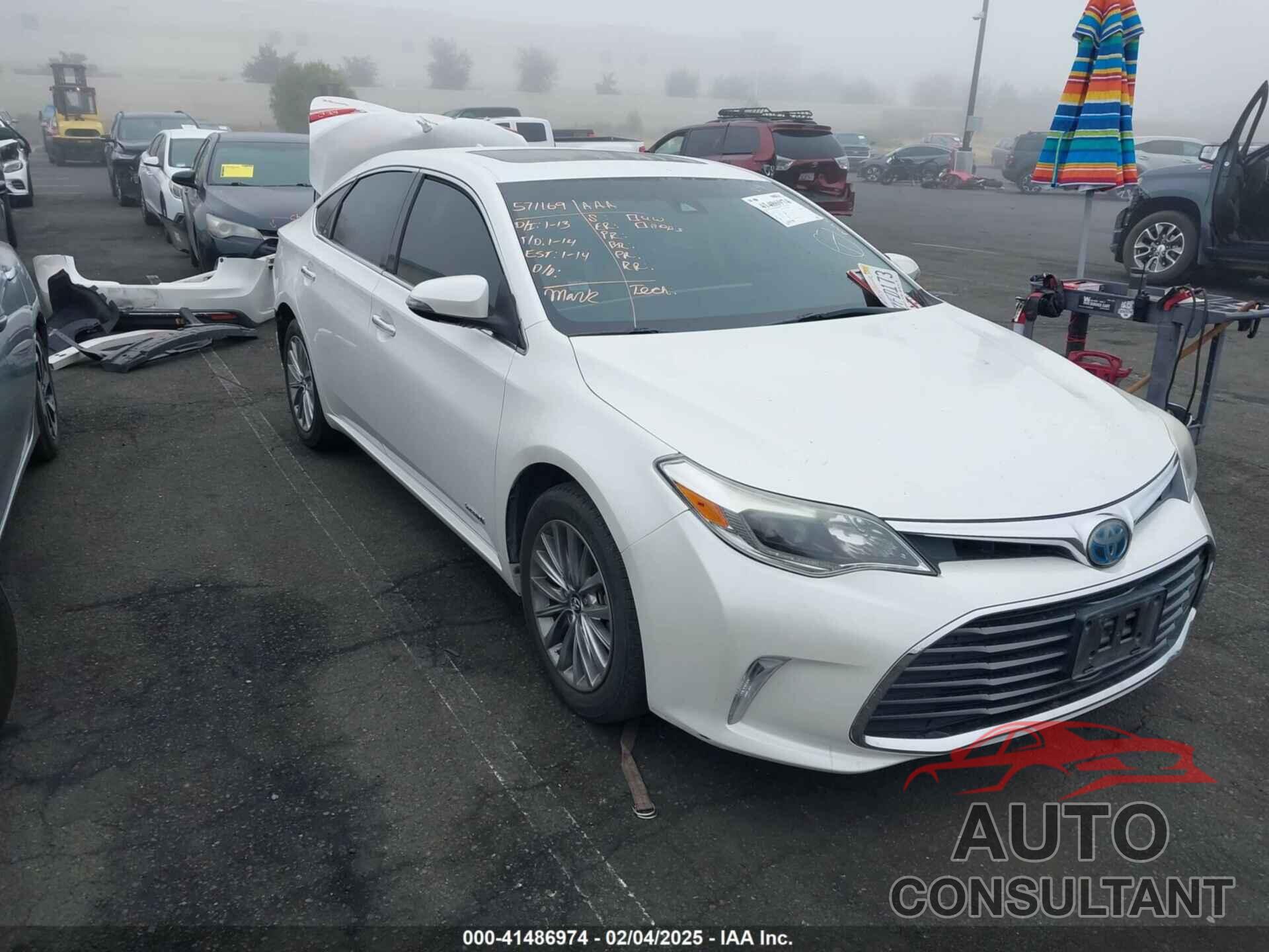 TOYOTA AVALON HYBRID 2017 - 4T1BD1EBXHU057271