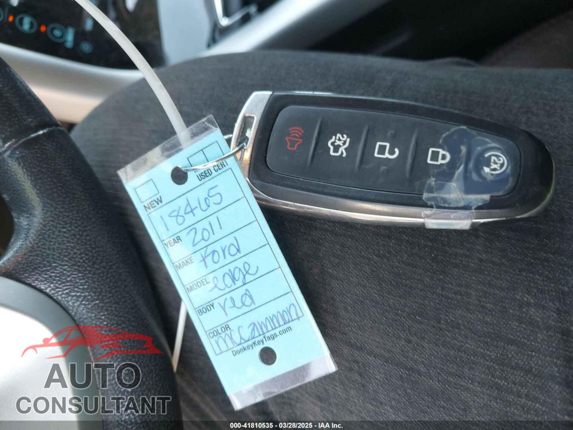 FORD EDGE 2011 - 2FMDK3KC8BBA45088