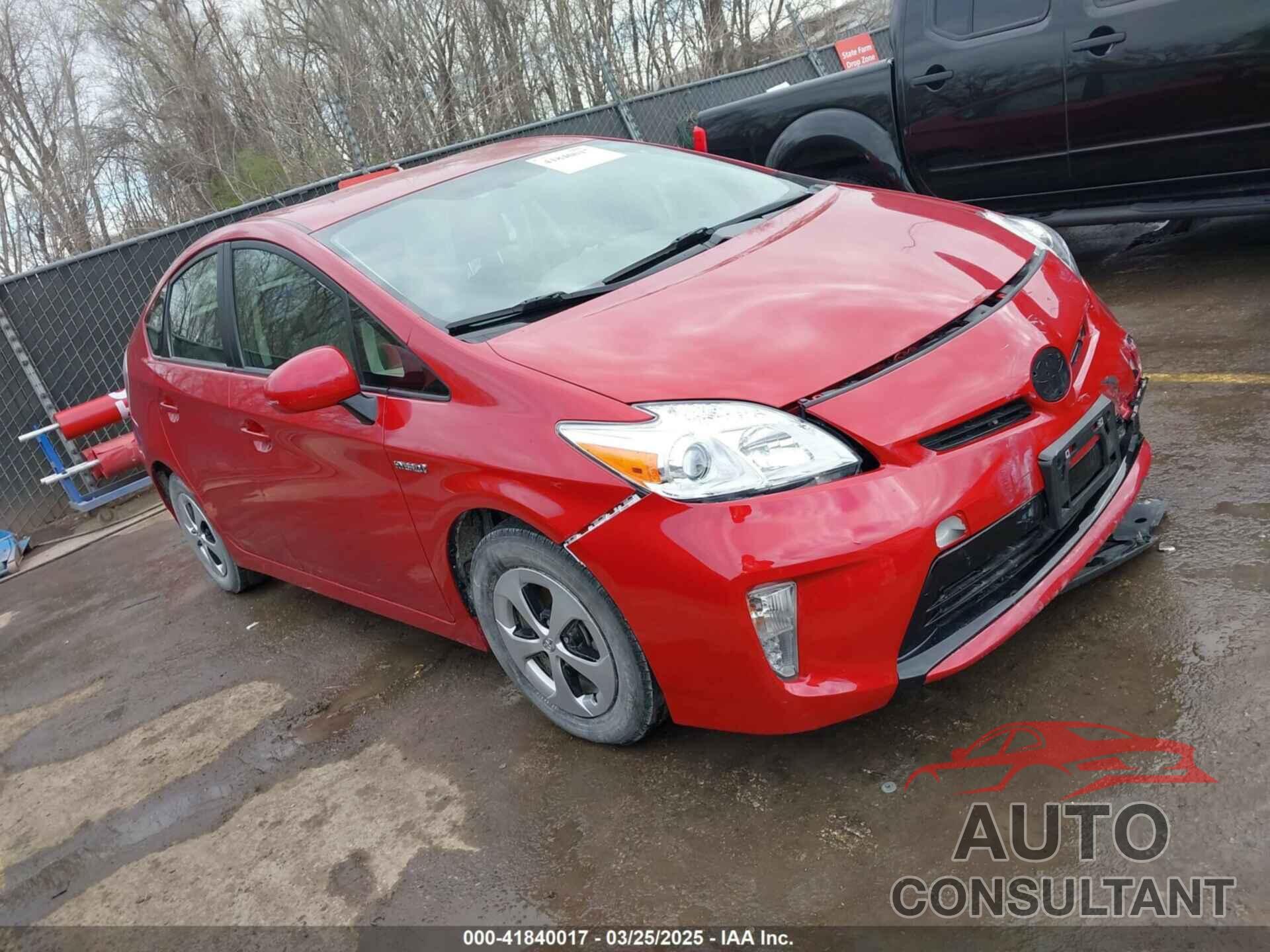 TOYOTA PRIUS 2014 - JTDKN3DU7E1833935