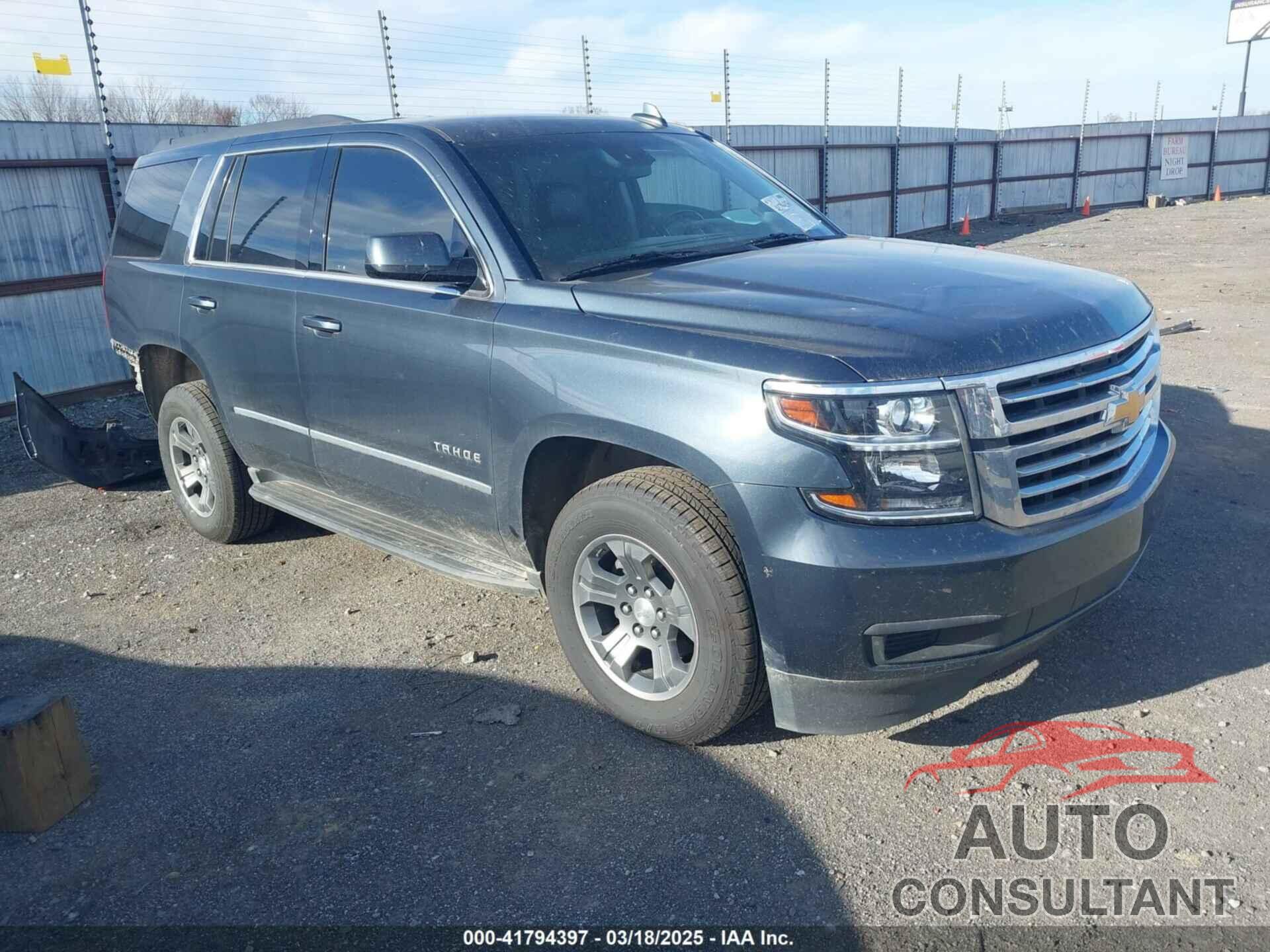 CHEVROLET TAHOE 2019 - 1GNSCAKC1KR352393
