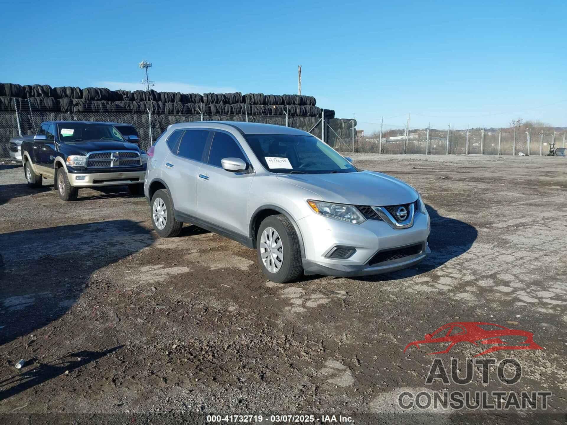 NISSAN ROGUE 2015 - KNMAT2MV9FP529332