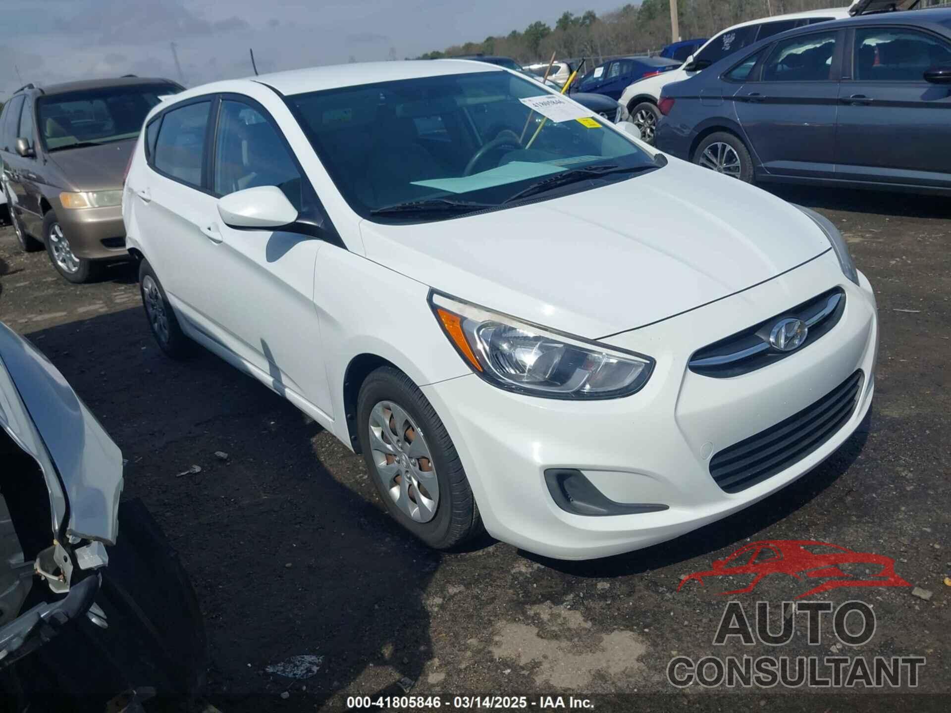 HYUNDAI ACCENT 2016 - KMHCT5AE0GU238781