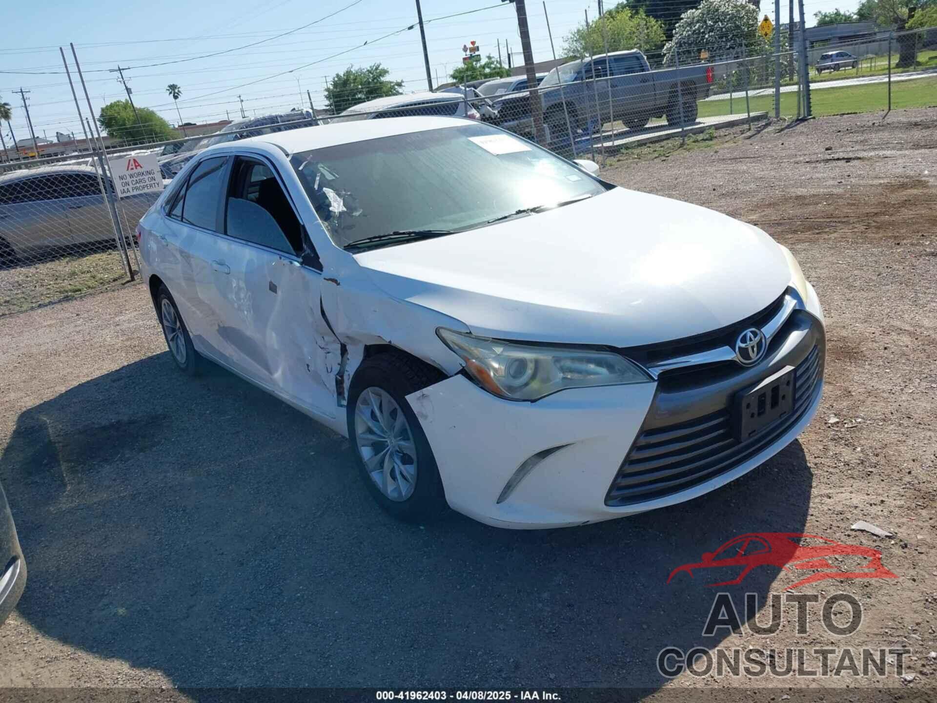 TOYOTA CAMRY 2016 - 4T1BF1FK6GU562974