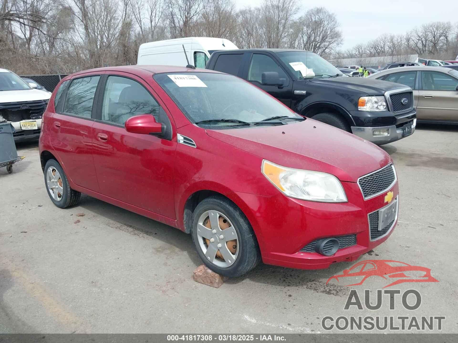CHEVROLET AVEO 2011 - KL1TD6DEXBB131879