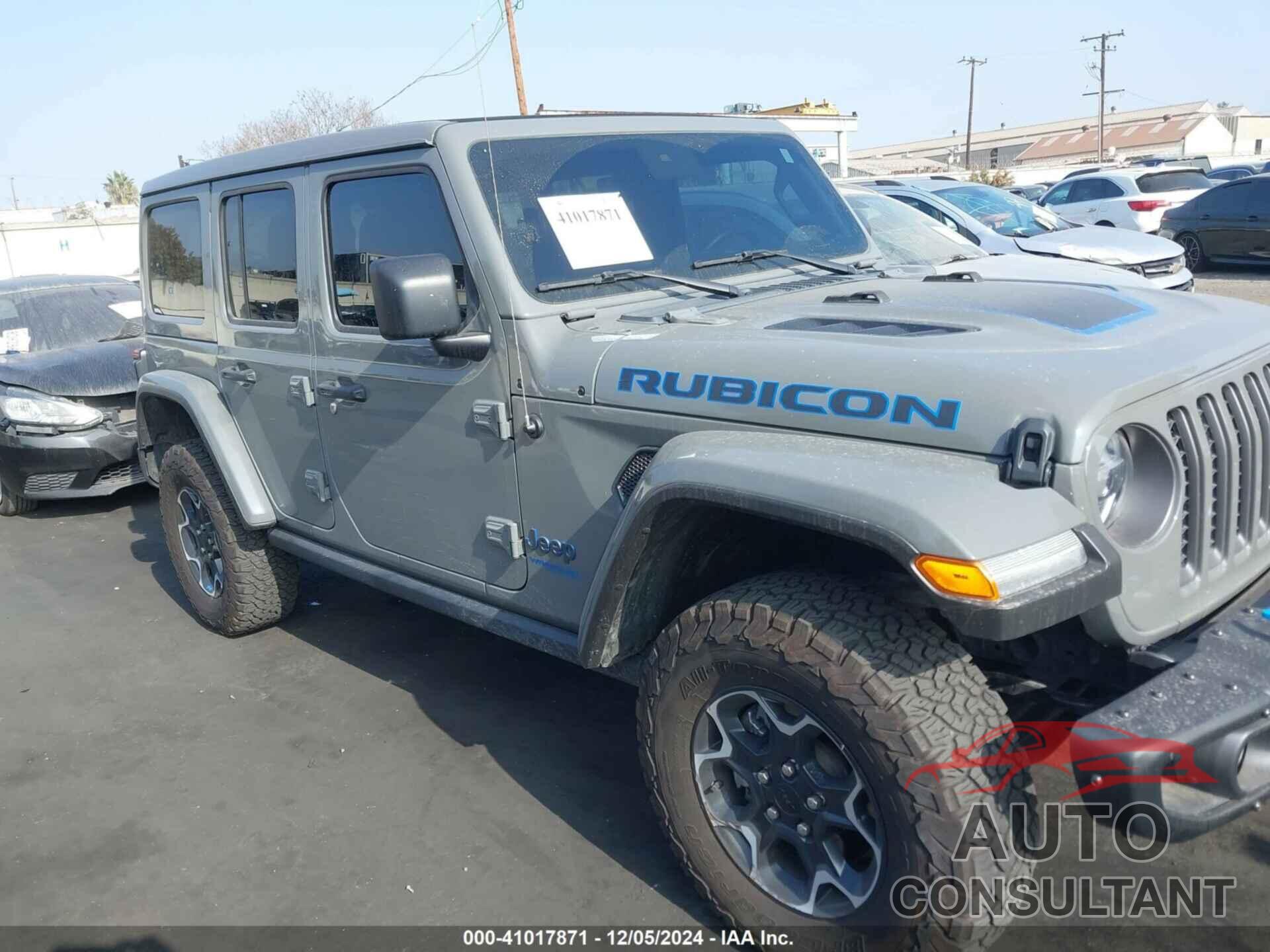 JEEP WRANGLER 4XE 2022 - 1C4JJXR60NW250182