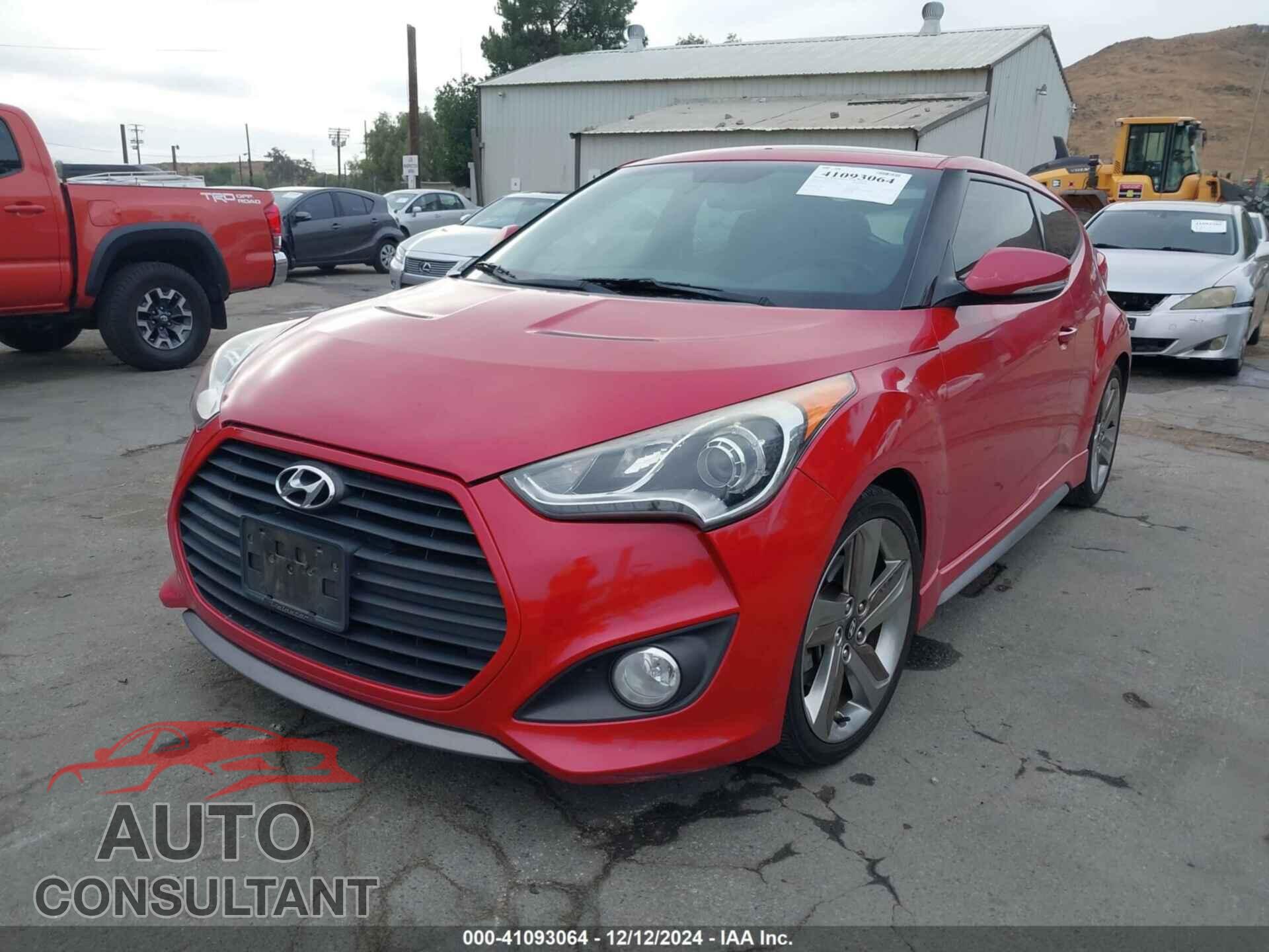 HYUNDAI VELOSTER 2013 - KMHTC6AE7DU124357