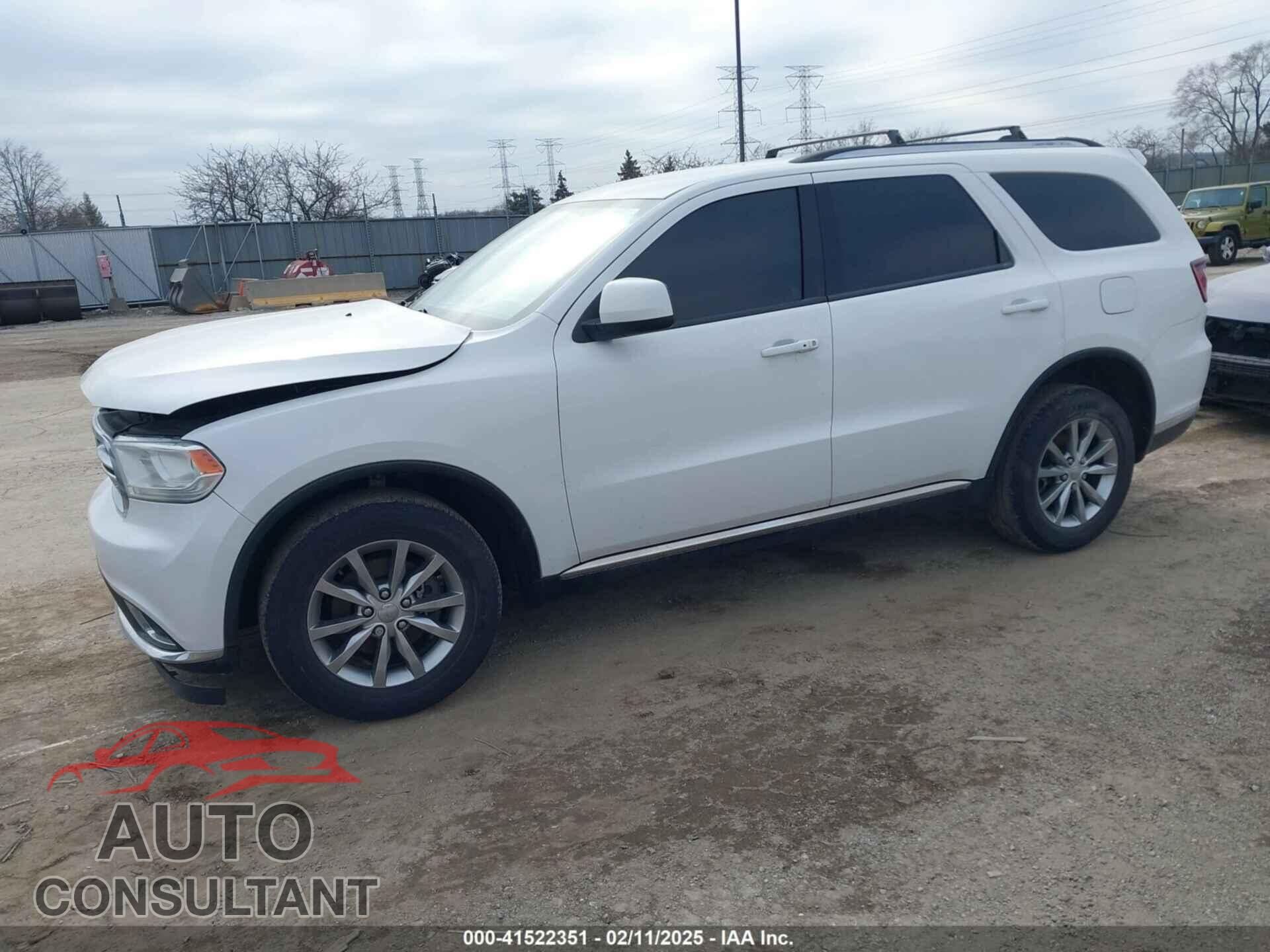 DODGE DURANGO 2017 - 1C4RDJAG0HC857653